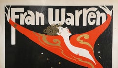 Fran Warren, Art Deco Poster by Hilary Knight