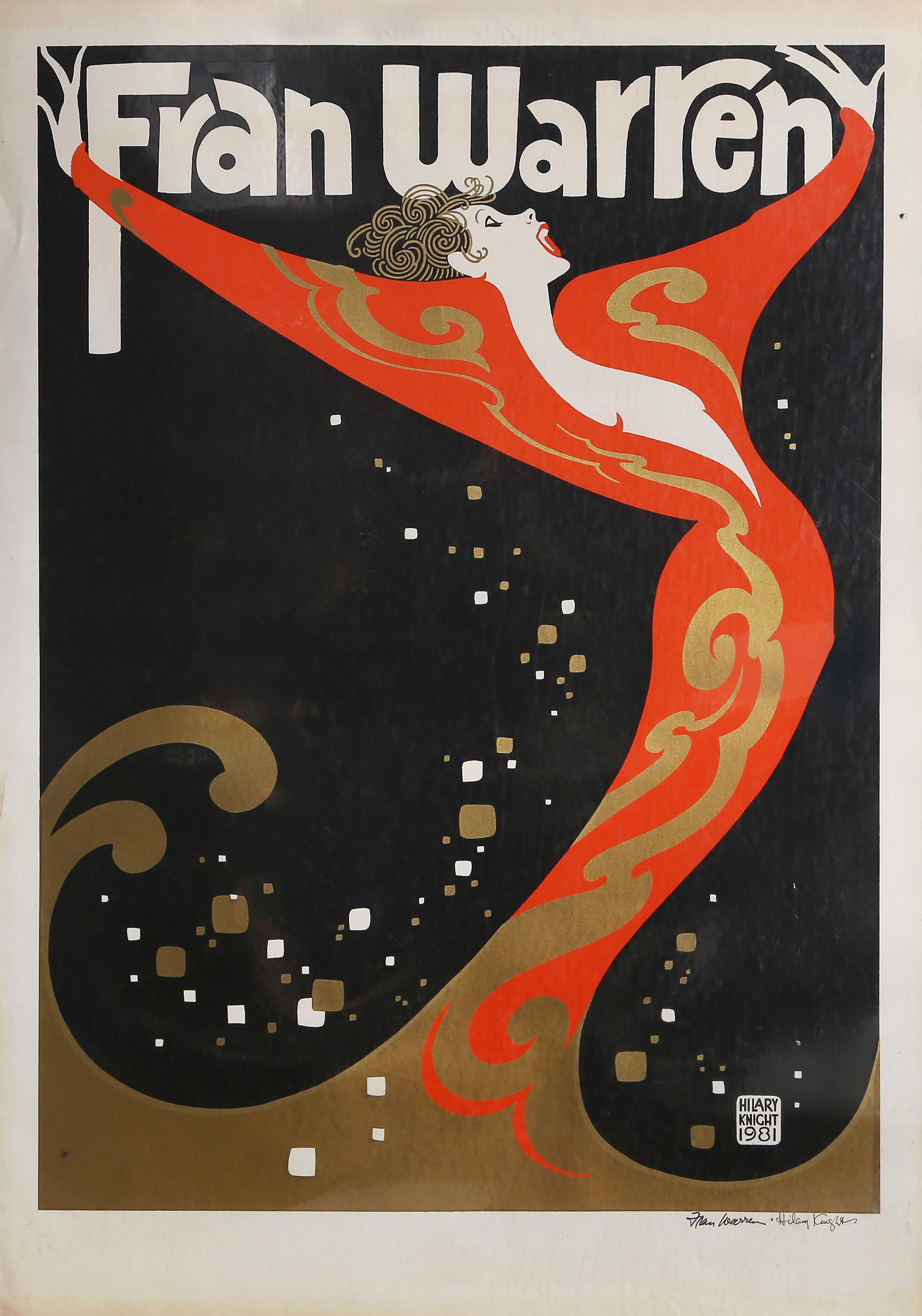 Fran Warren, Poster Art Deco di Hilary Knight