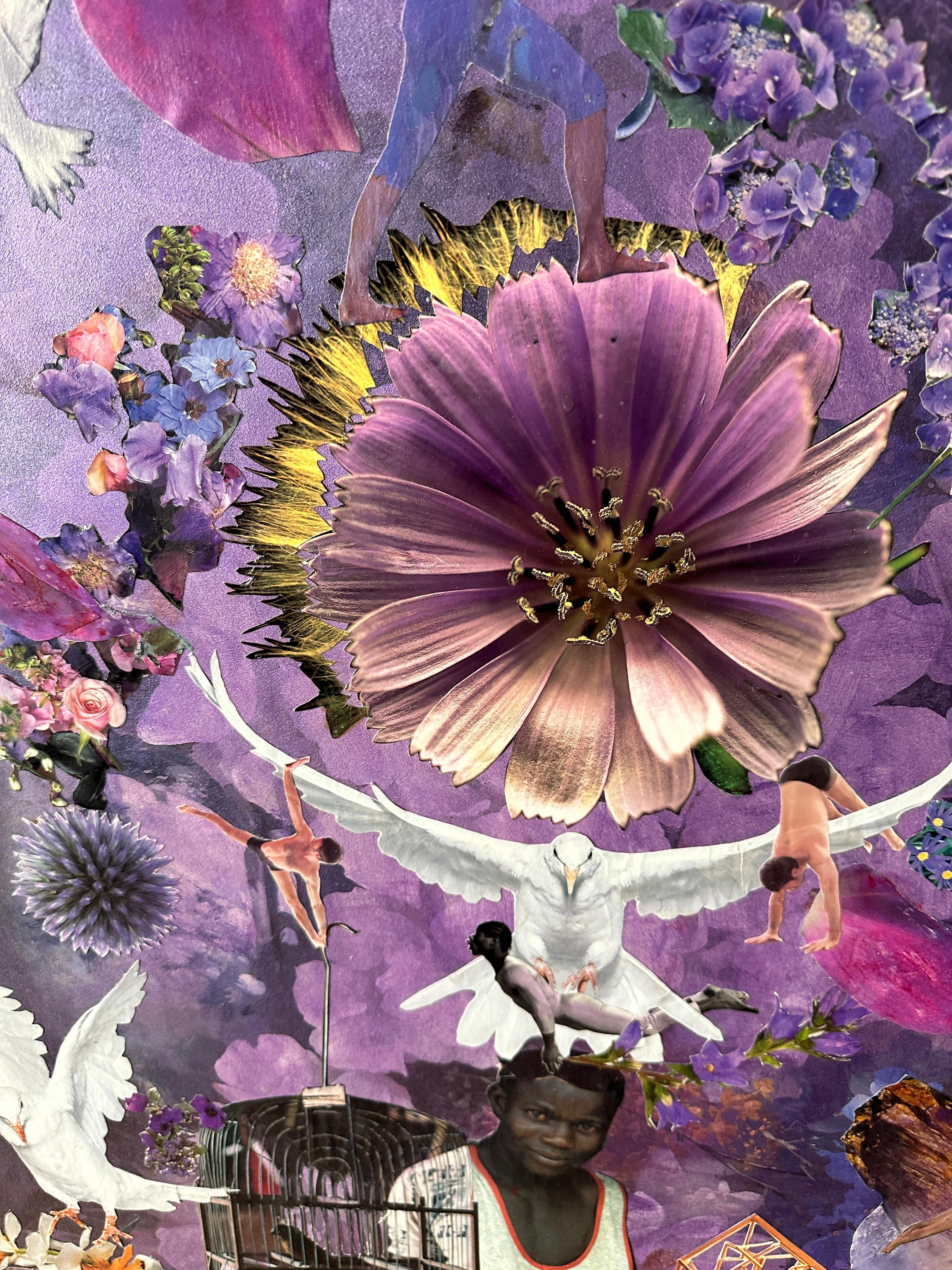 Hilary Opperman Collage en técnica mixta: 