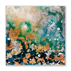 Microcosme 5, Technique mixte sur toile