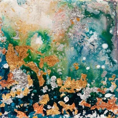 Microcosme 5, Technique mixte sur toile