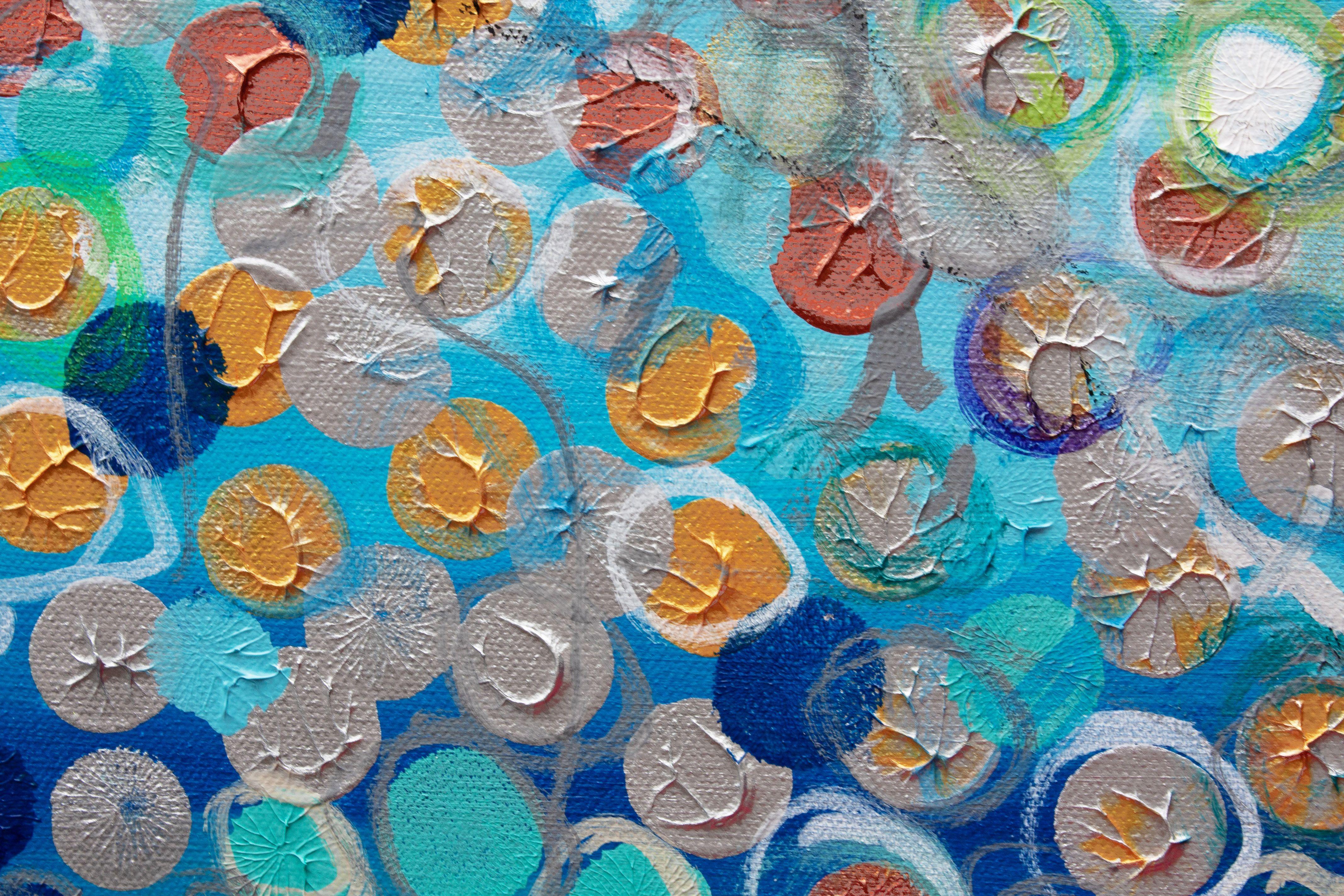 Allineamento, Pittura, Acrilico su tela - Painting Astratto di Hilary Winfield