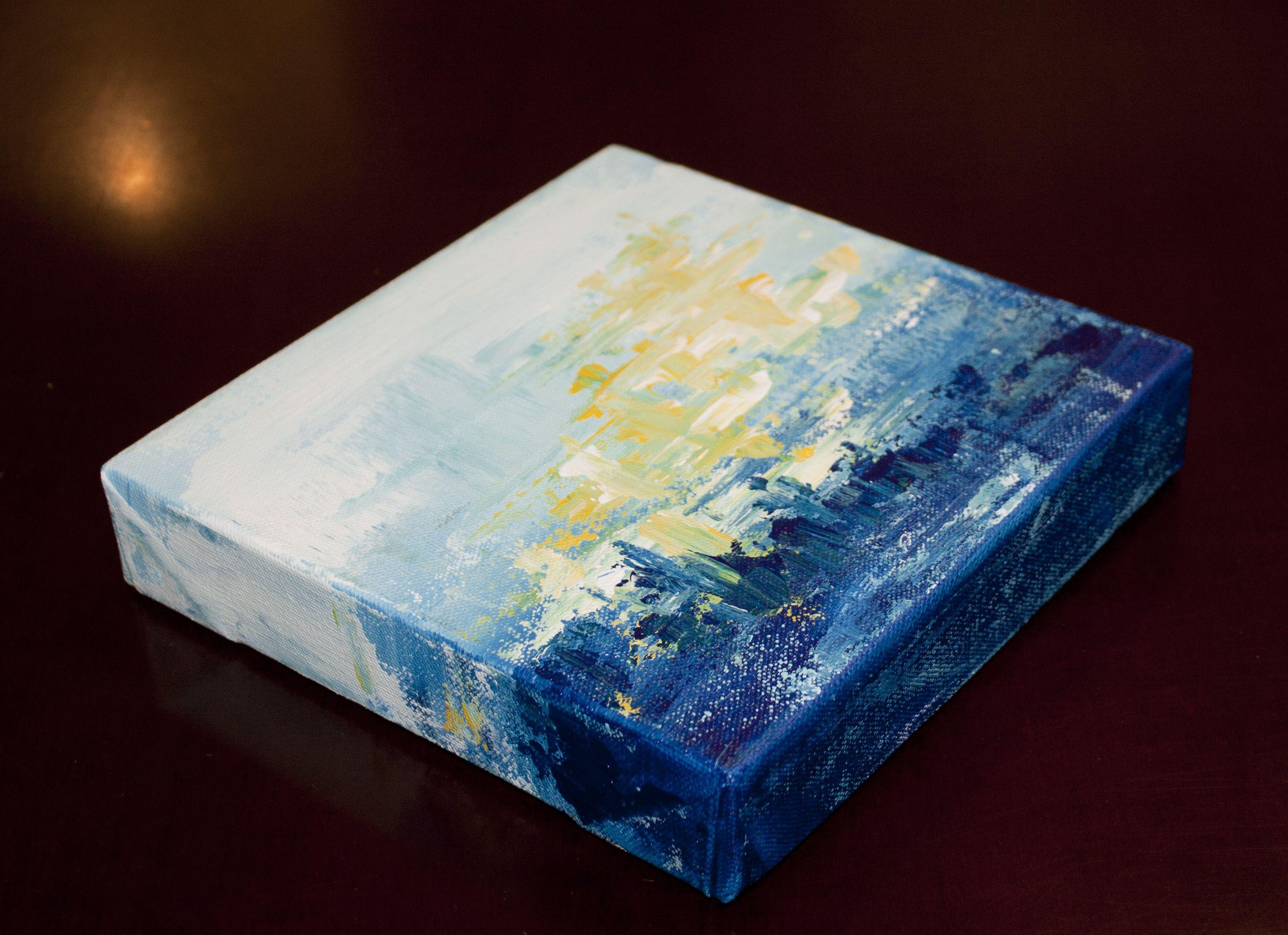 Ascensione 6, Pittura, Acrilico su tela - Painting Astratto di Hilary Winfield