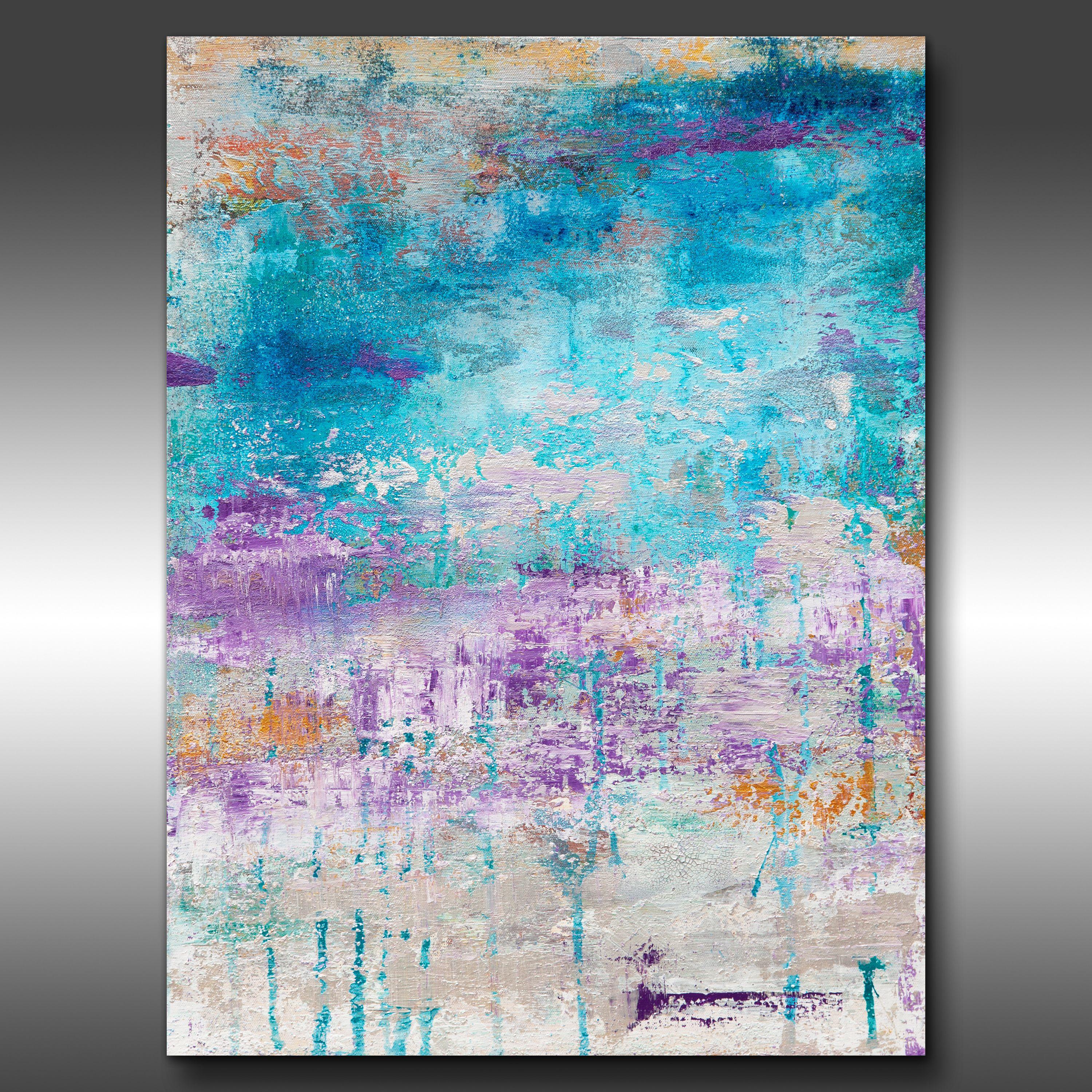 Asthenosphere 12, Gemälde, Acryl auf Leinwand – Painting von Hilary Winfield