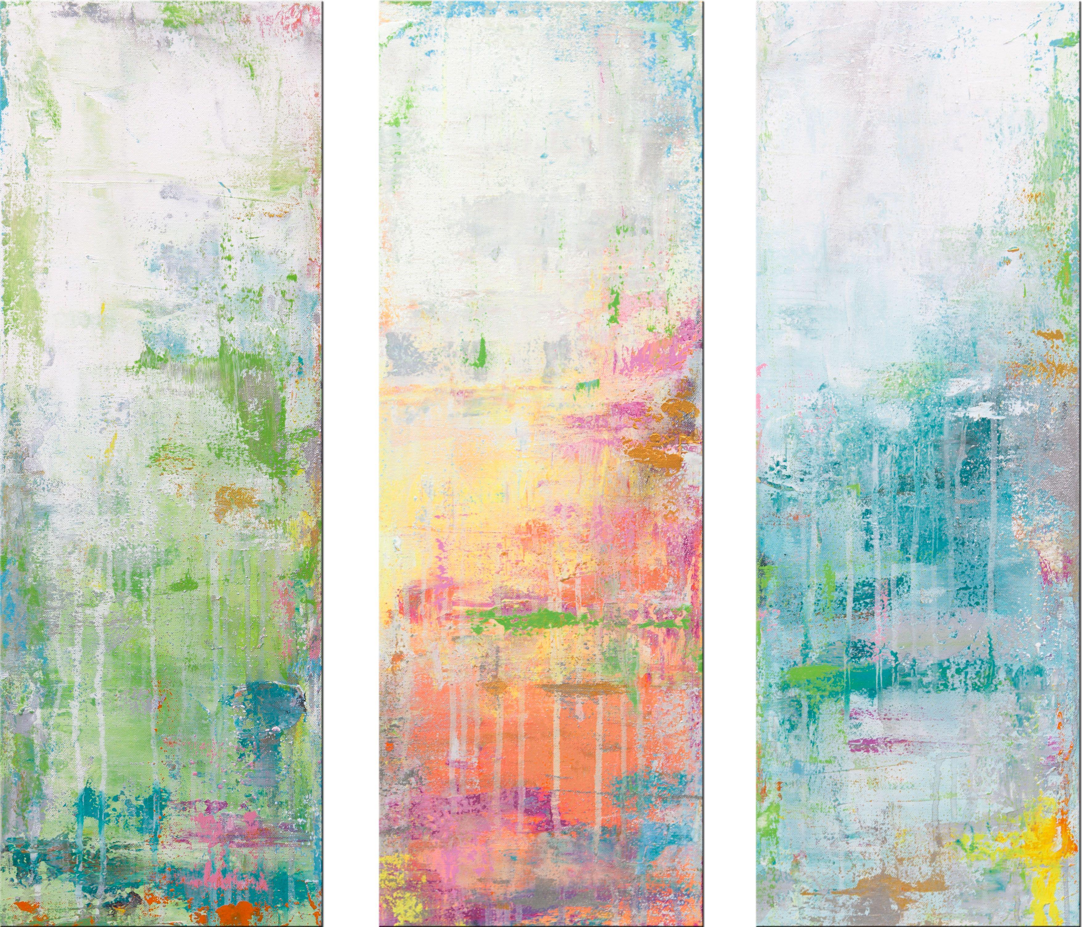 Abstract Painting di Hilary Winfield - Asthenosphere 6, Pittura, Acrilico su tela