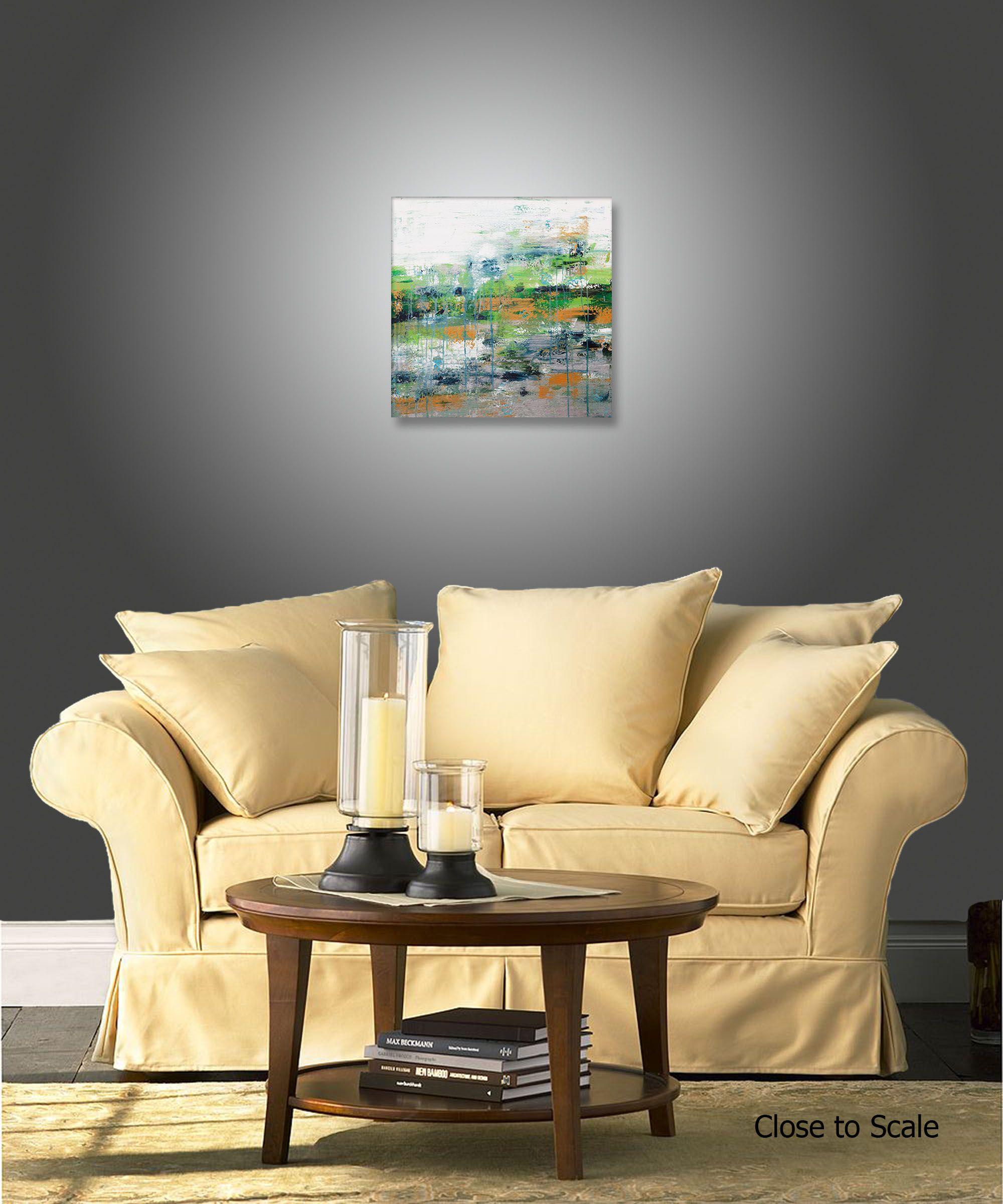 Asthenosphere 8, Pittura, Acrilico su tela - Painting Astratto di Hilary Winfield