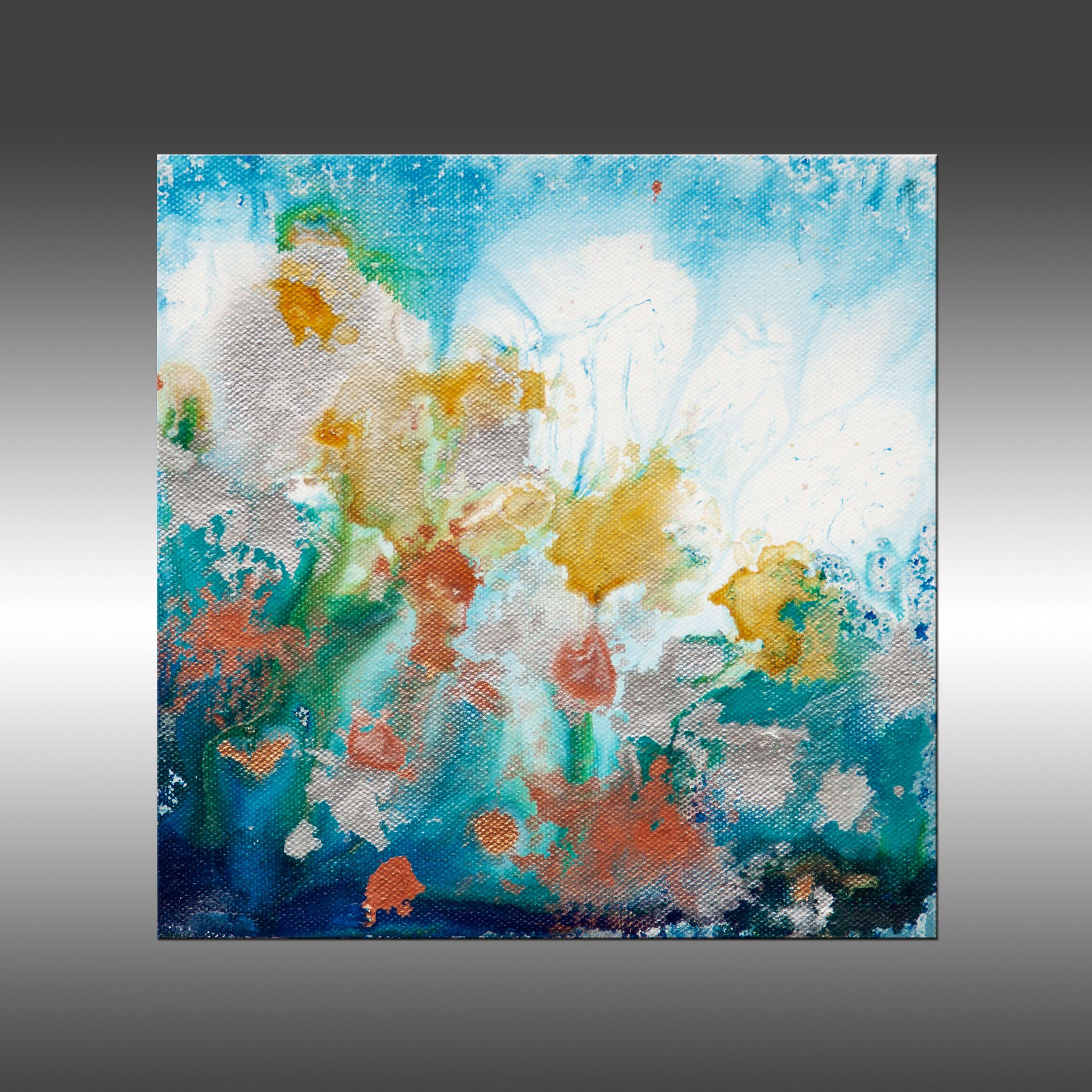 Bloom 2, Pittura, Acrilico su tela - Painting Astratto di Hilary Winfield