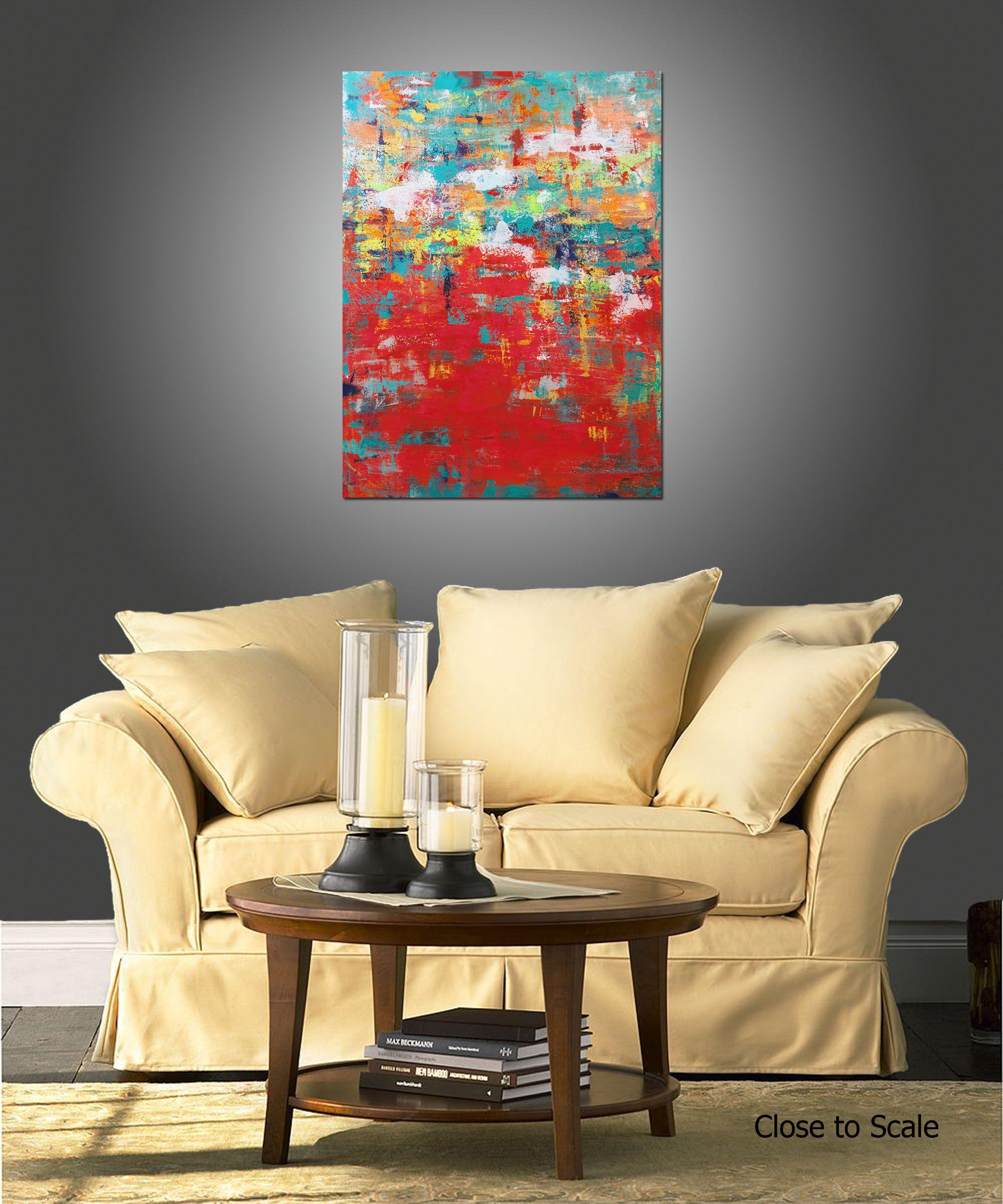 Pensiero complesso, Pittura, Acrilico su tela - Painting Astratto di Hilary Winfield