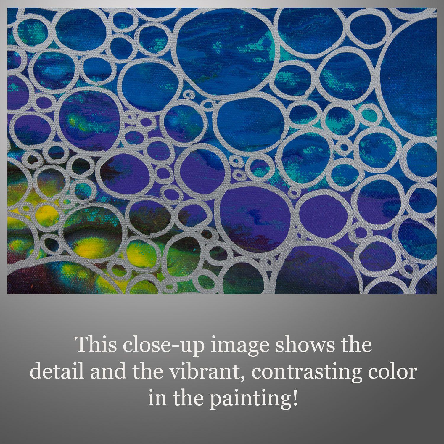 Dimension 28, Gemälde, Acryl auf Leinwand – Painting von Hilary Winfield