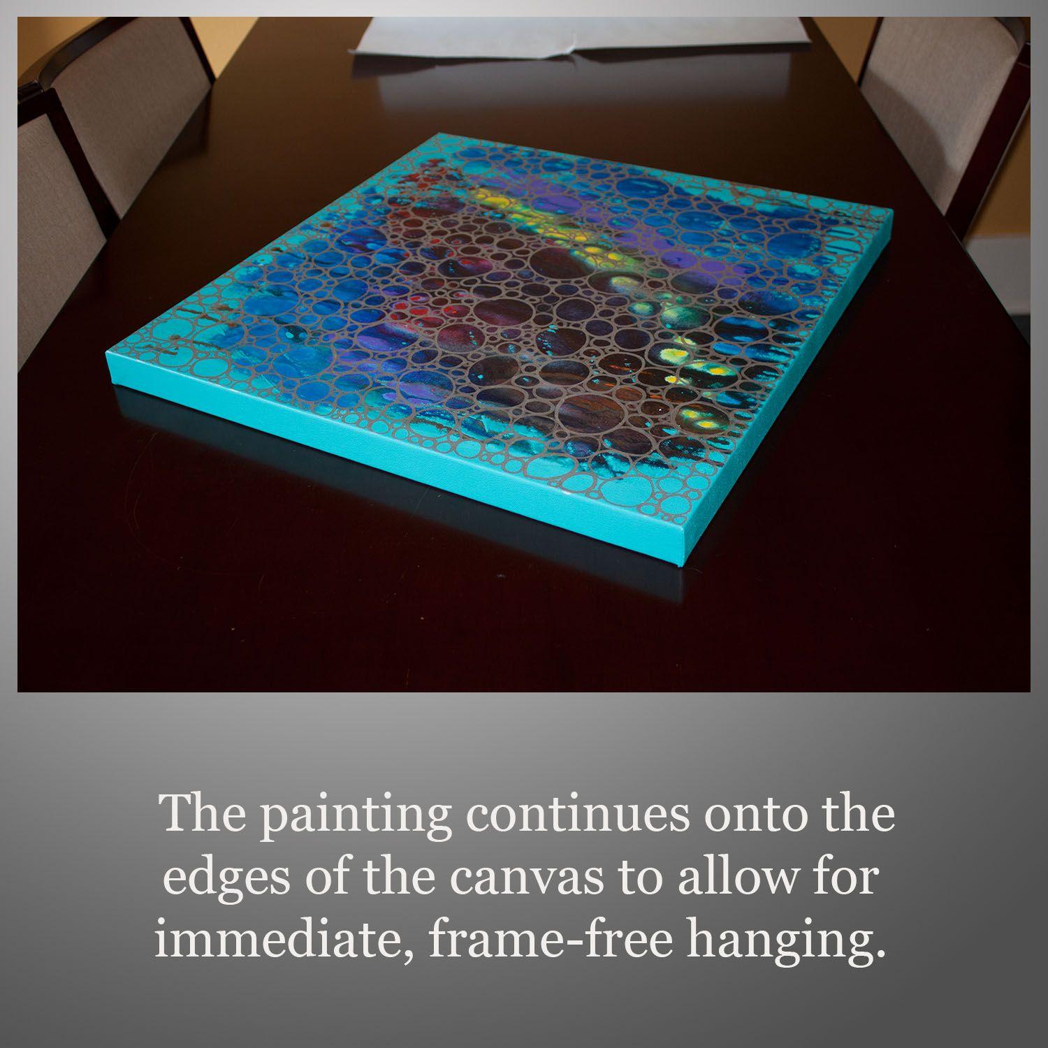 Dimension 28, Gemälde, Acryl auf Leinwand (Abstrakt), Painting, von Hilary Winfield