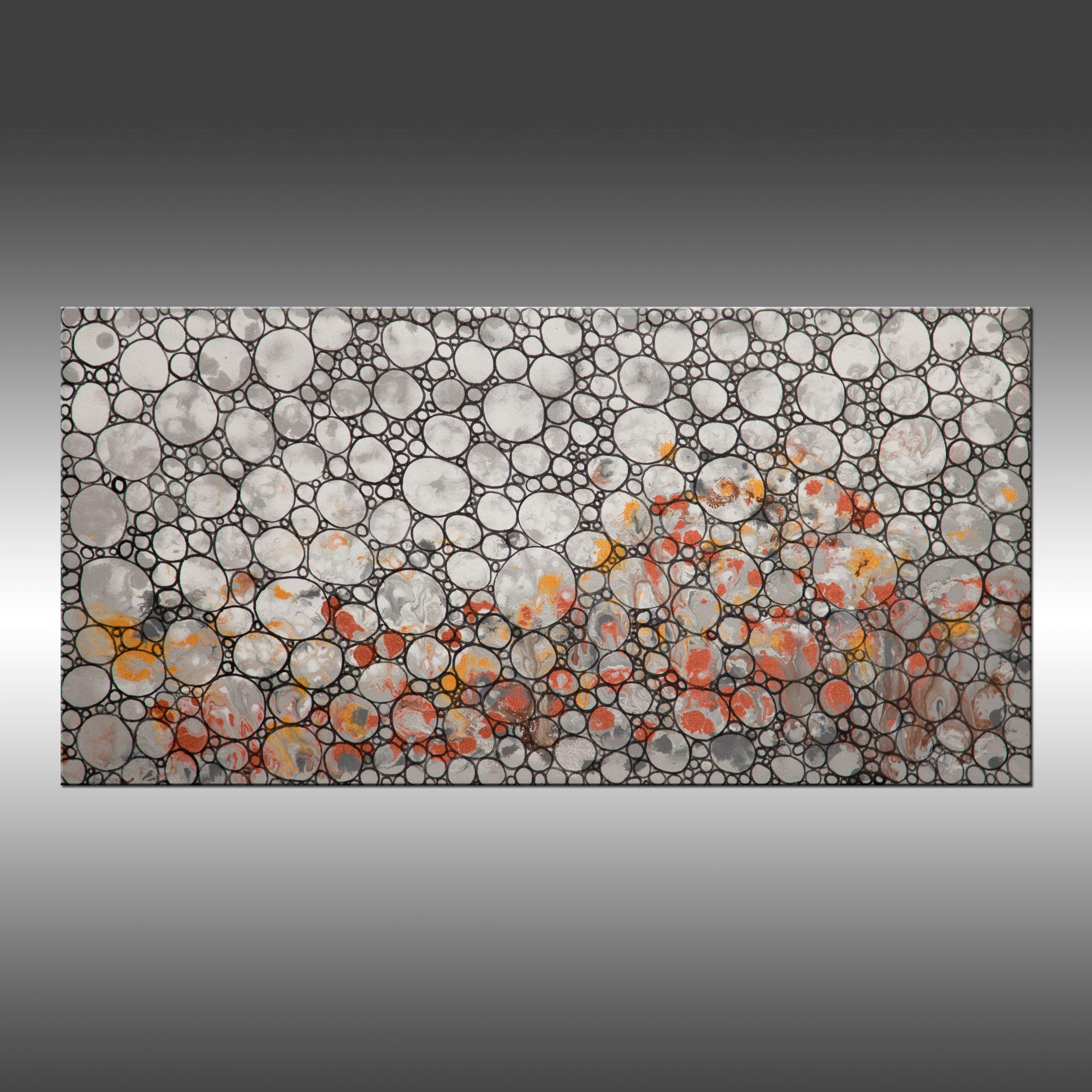 Dimensión 34, Pintura, Acrílico sobre lienzo - Painting Abstracto de Hilary Winfield