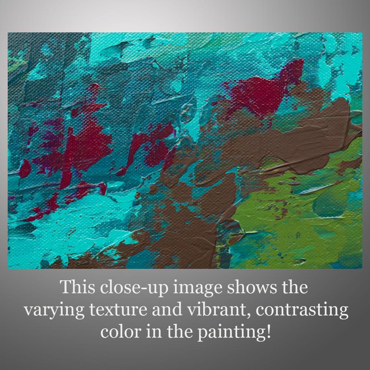 Envisioning 10, Malerei, Acryl auf Leinwand (Blau), Abstract Painting, von Hilary Winfield