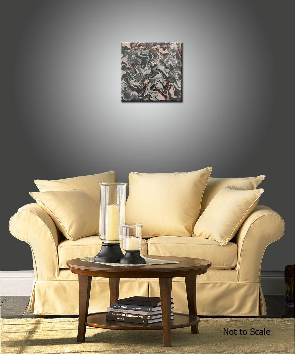 Liquid Industrial 2, Pittura, Acrilico su tela - Painting Astratto di Hilary Winfield