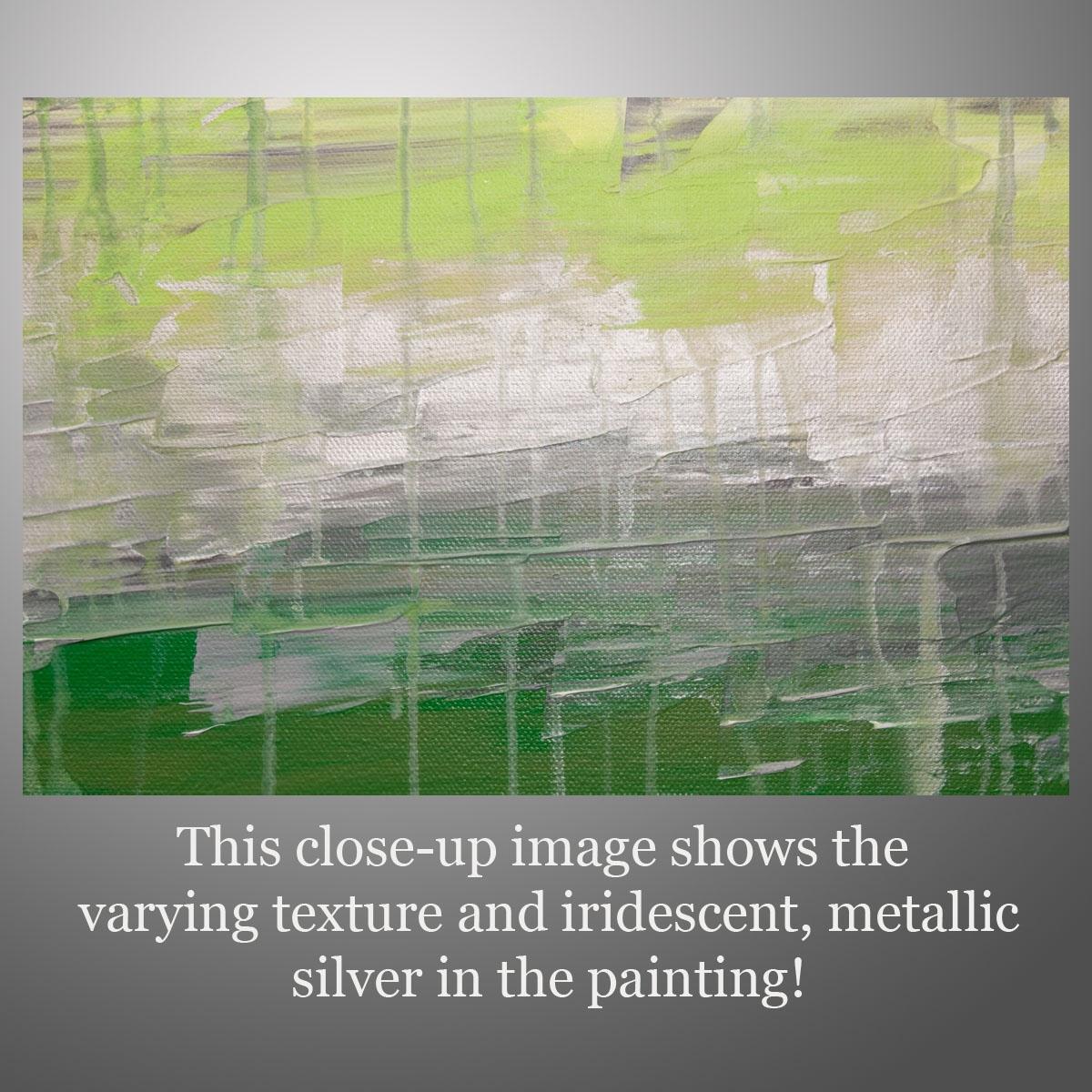 Litosfera 114, Pittura, Acrilico su tela - Abstract Painting Grigio di Hilary Winfield