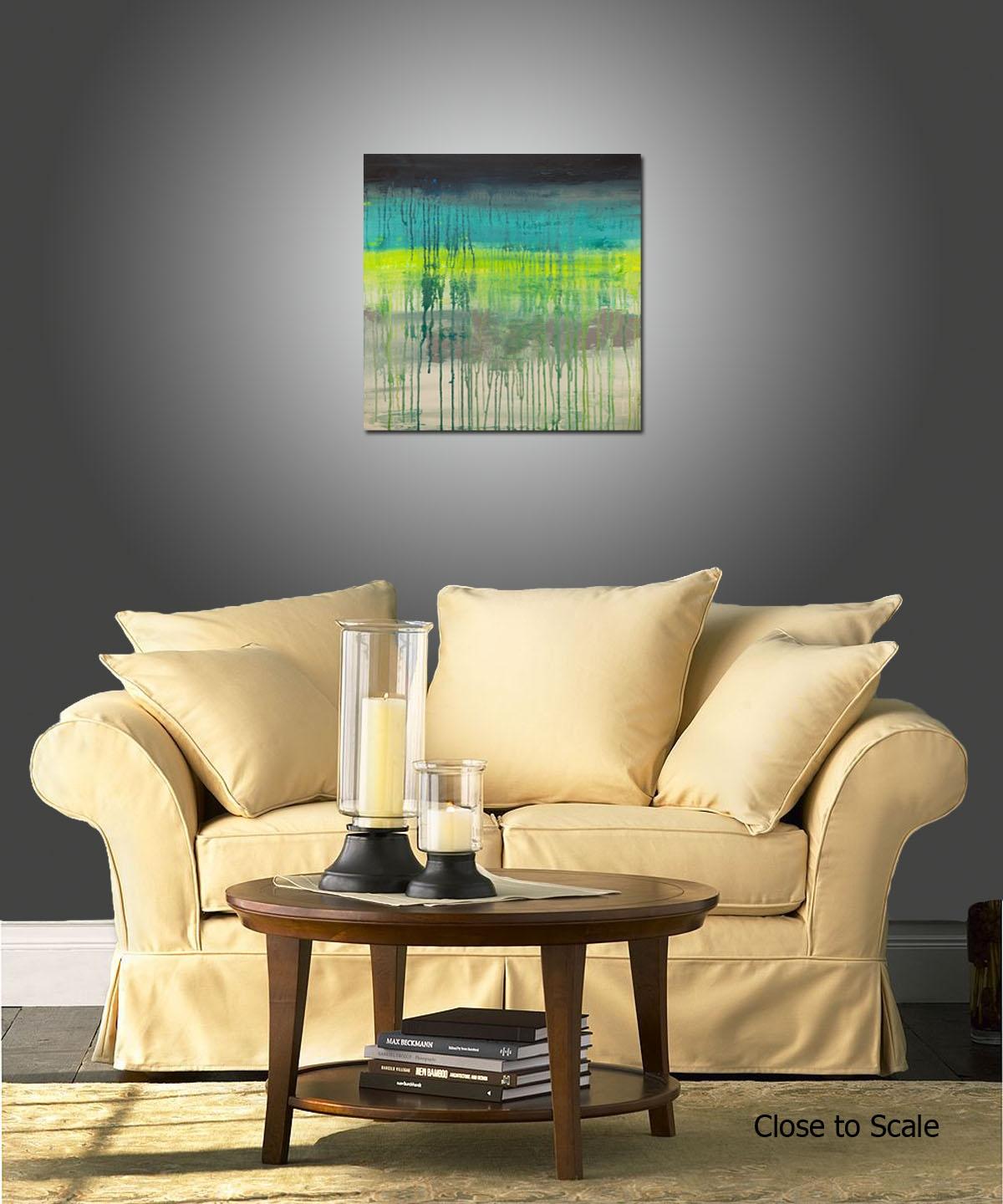 Lithographie 127, Gemälde, Acryl auf Leinwand (Abstrakt), Painting, von Hilary Winfield