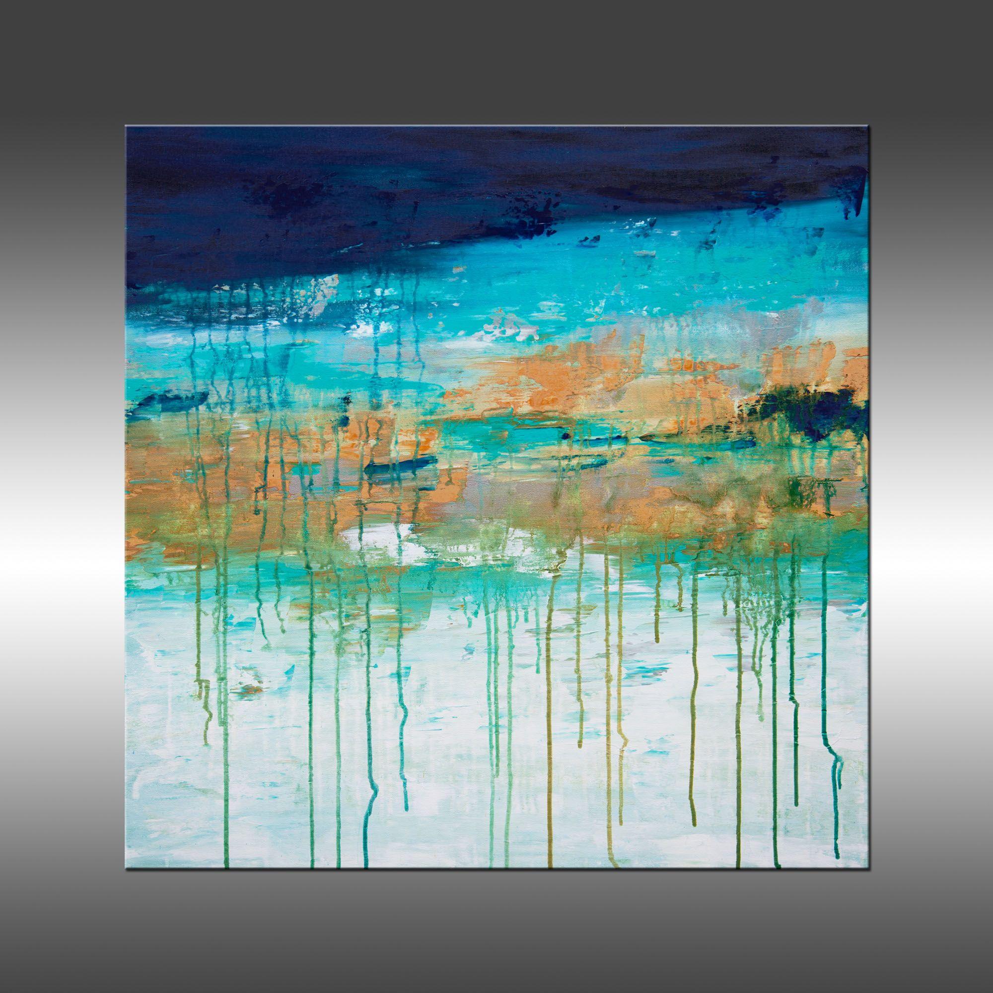 Lithographie 151, Gemälde, Acryl auf Leinwand – Painting von Hilary Winfield