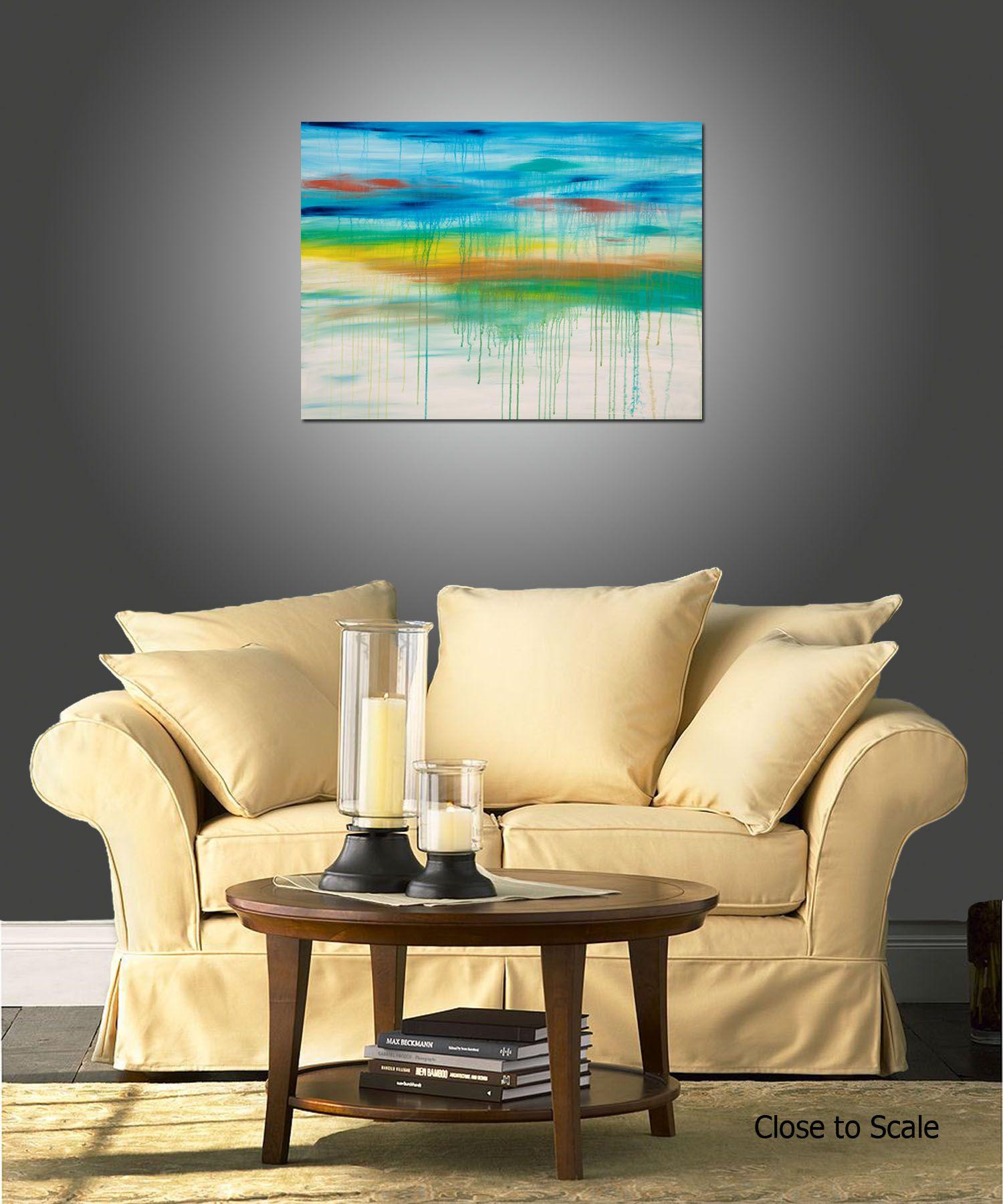 Litosfera 162, Pittura, Acrilico su tela - Abstract Painting Grigio di Hilary Winfield