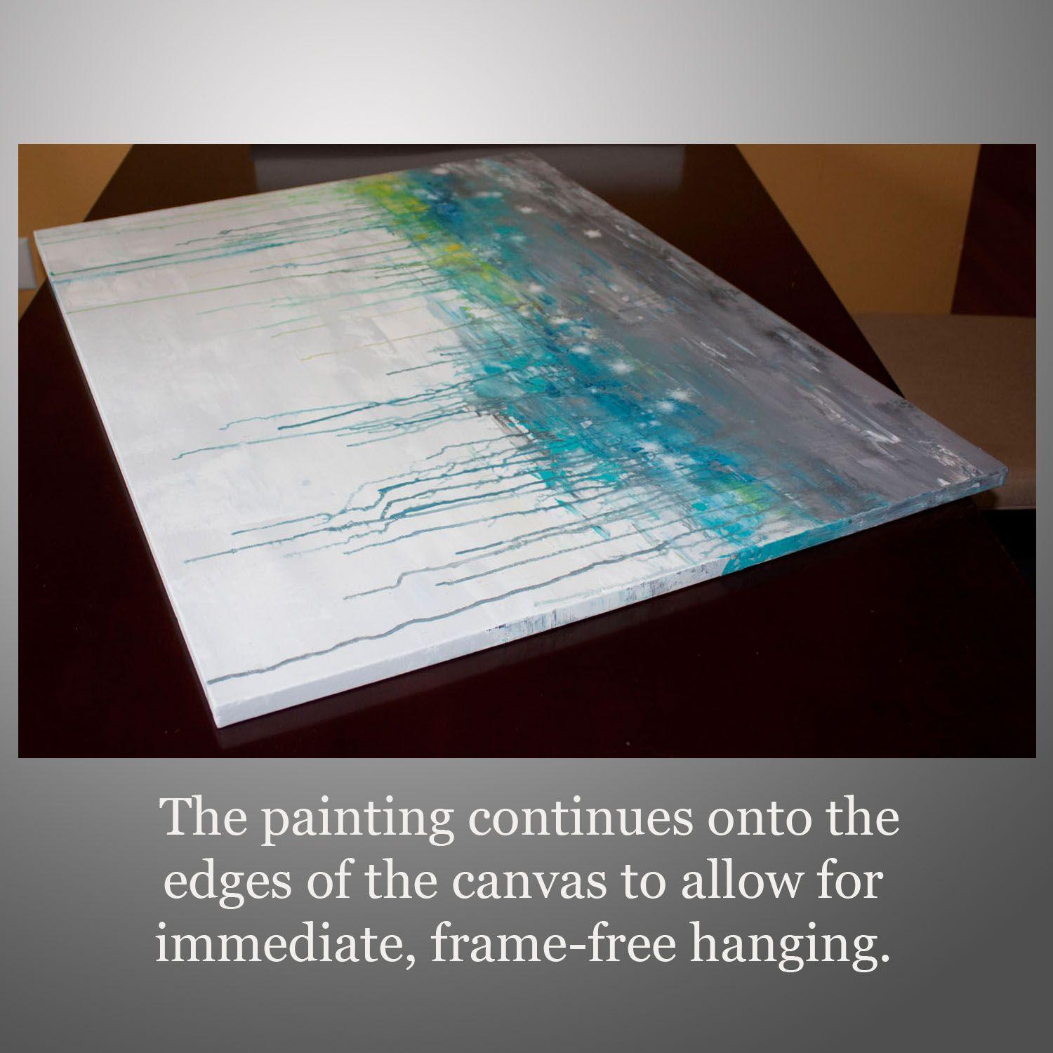 Litosfera 174, Pittura, Acrilico su tela - Painting Astratto di Hilary Winfield