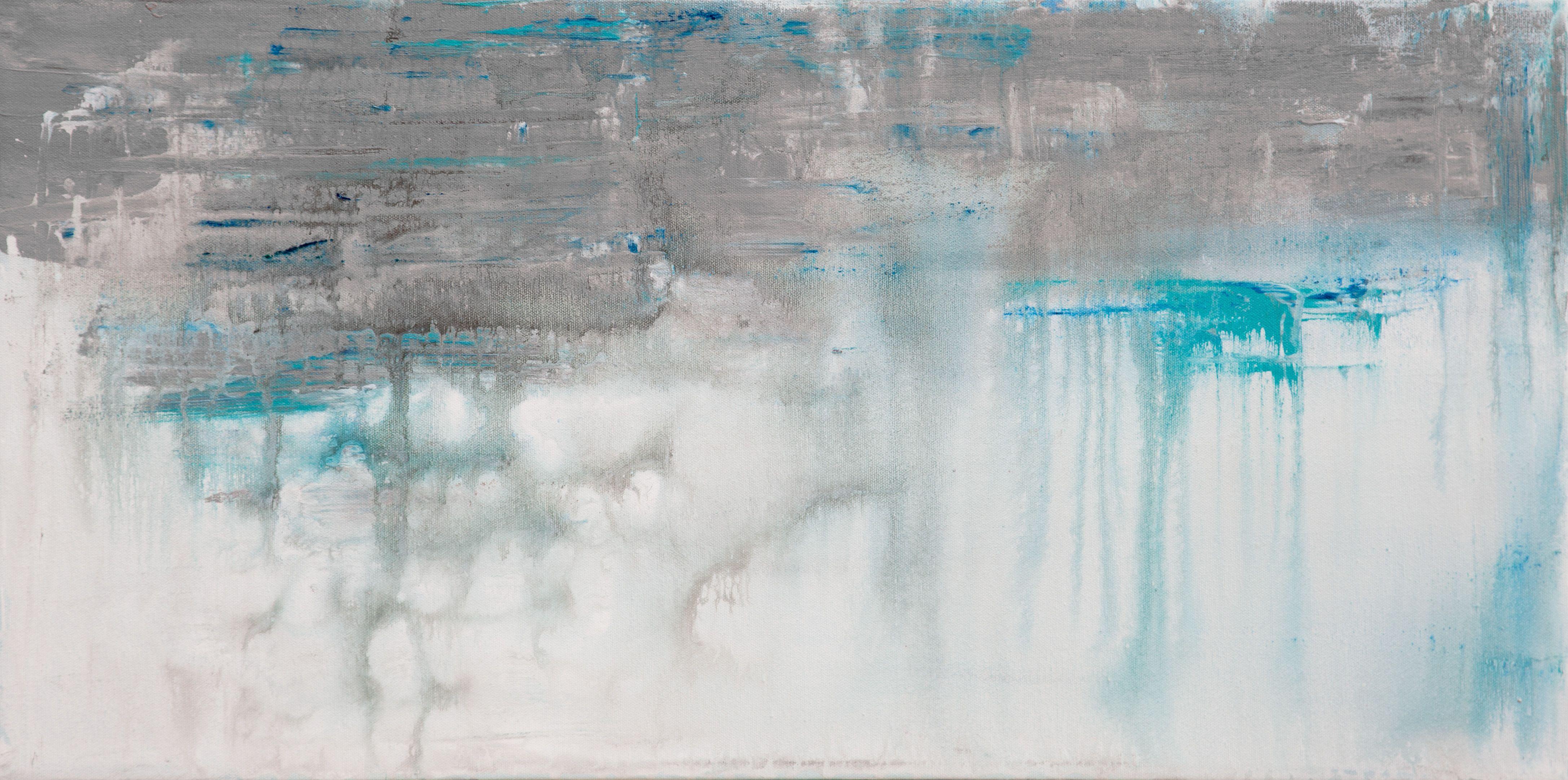 Abstract Painting de Hilary Winfield - Litosfera 182, Pintura, Acrílico sobre lienzo