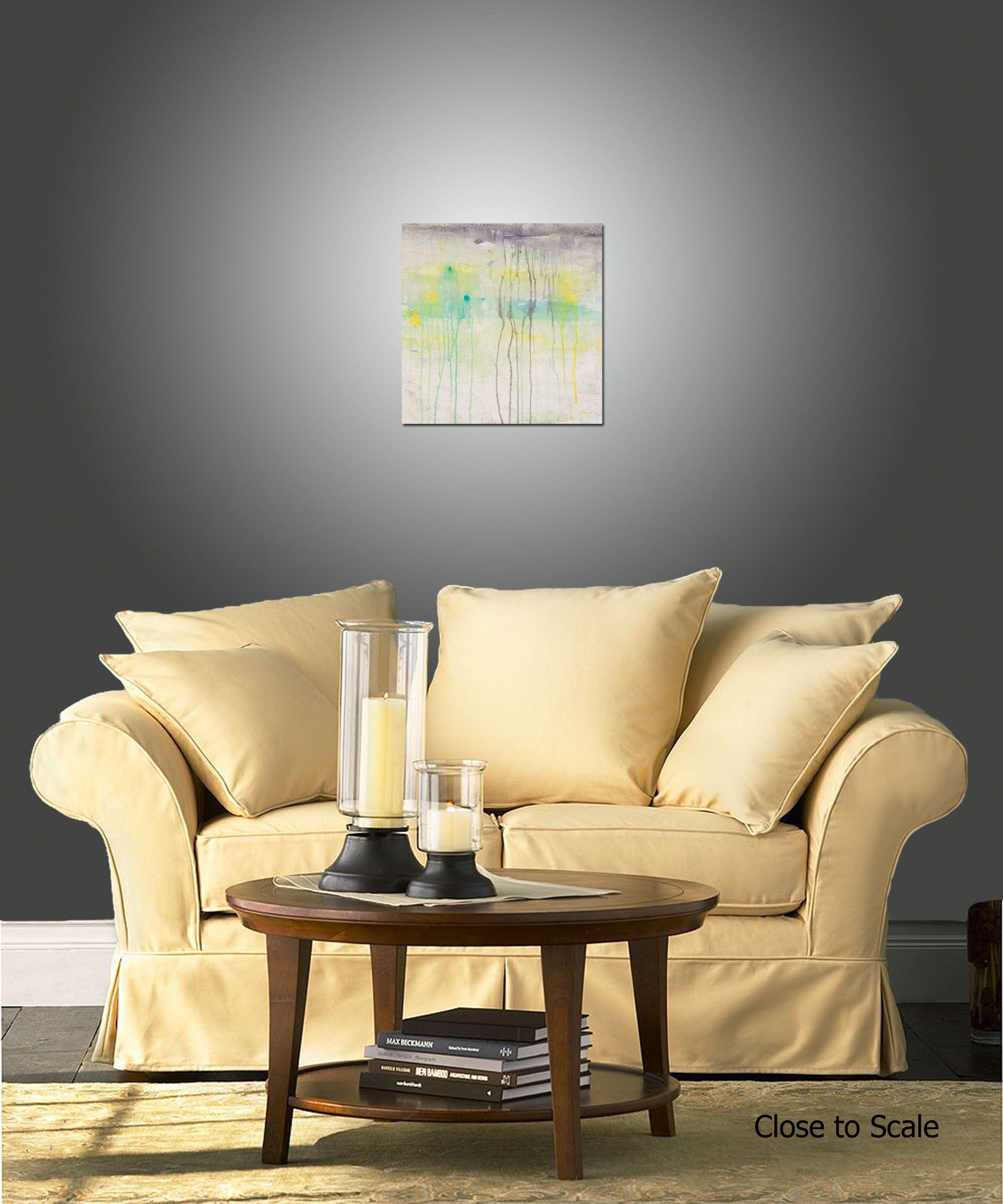 Litosfera 190, Pittura, Acrilico su tela - Painting Astratto di Hilary Winfield