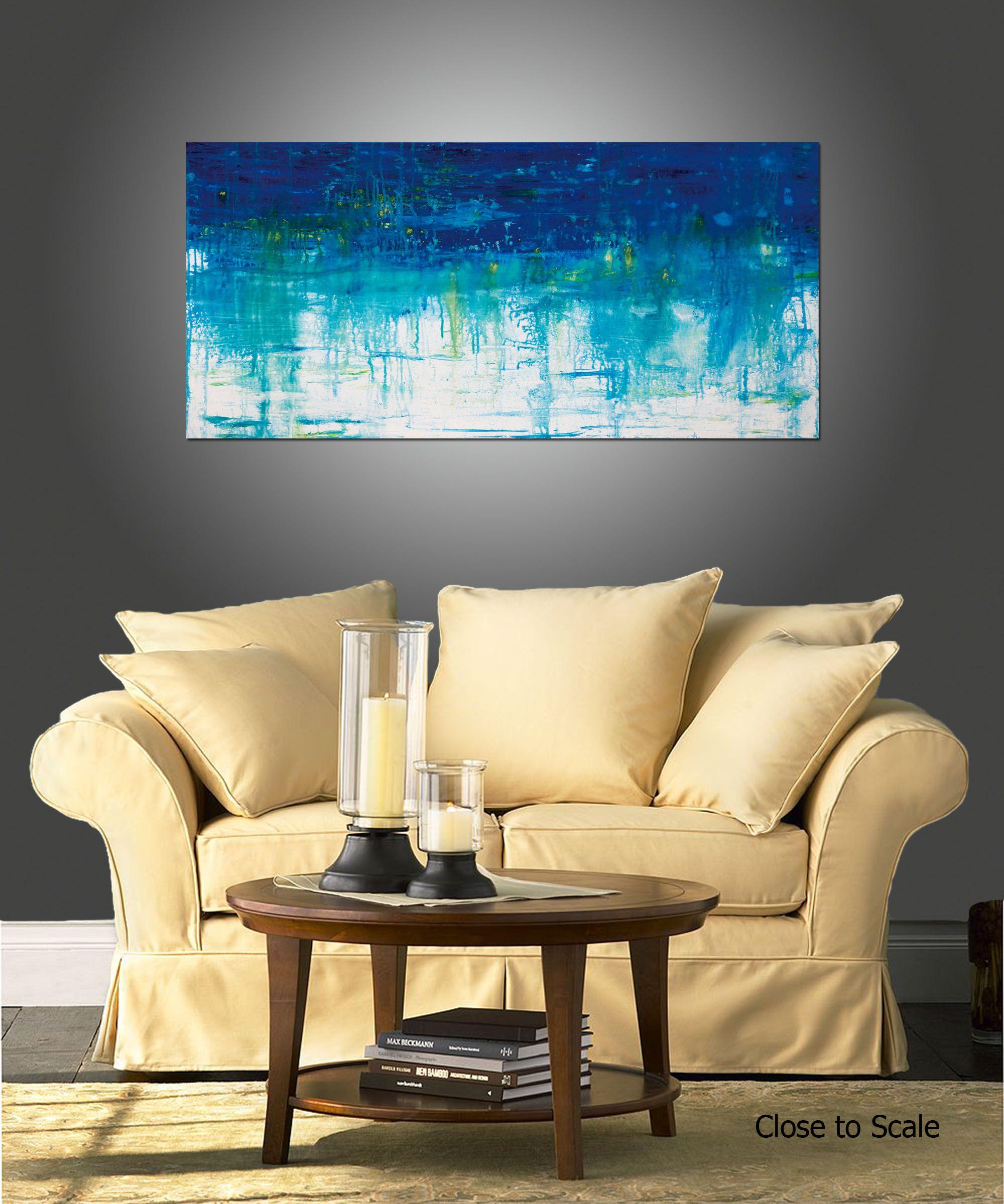 Lithosphere 191 è un dipinto originale, realizzato con colori acrilici su una tela avvolta in una galleria. Ha una larghezza di 48 pollici e un'altezza di 24 pollici con una profondità di 1,5 pollici (24x48x1,5).     I colori utilizzati nel dipinto