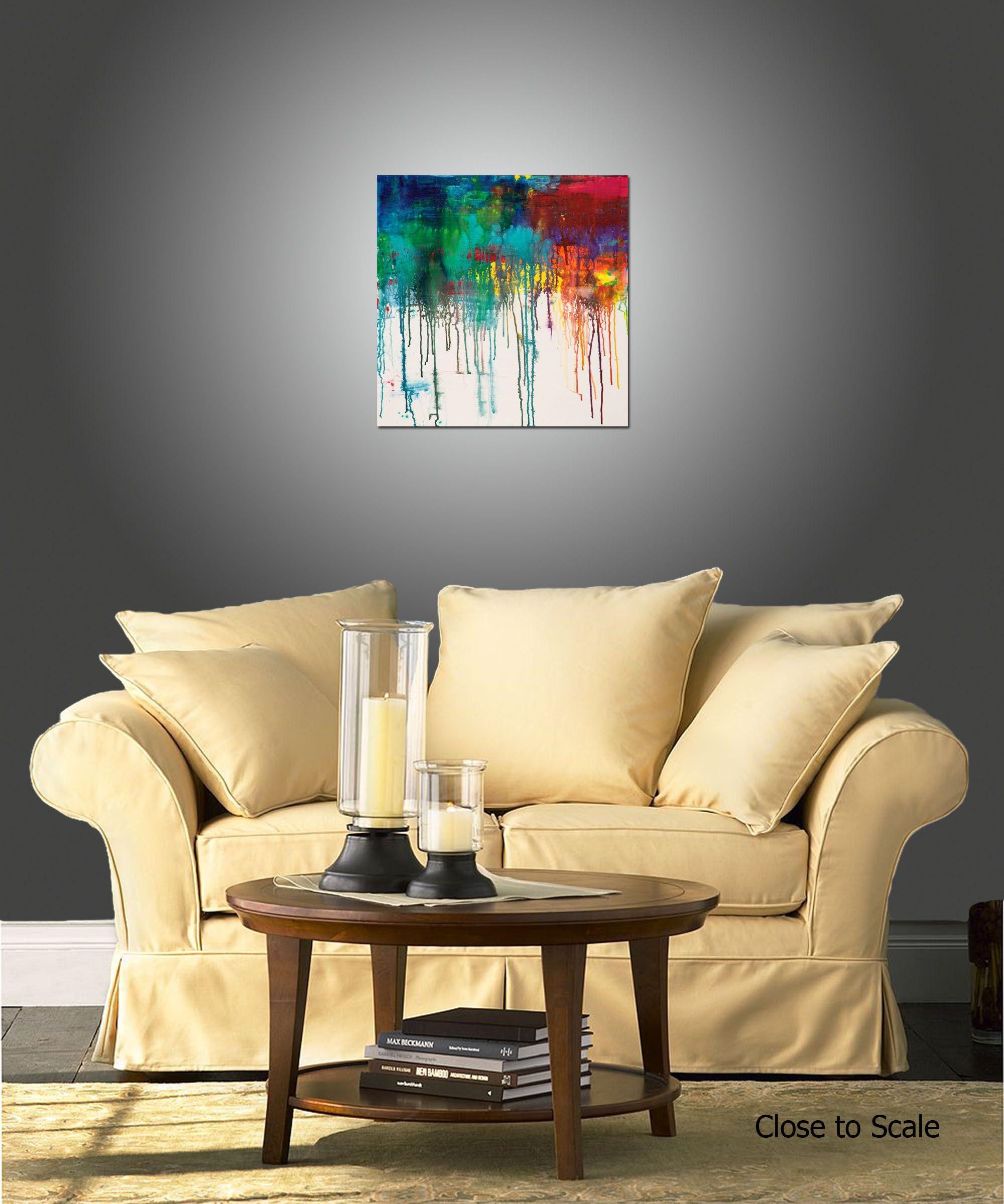 Litosfera 194, Pintura, Acrílico sobre lienzo - Painting Abstracto de Hilary Winfield