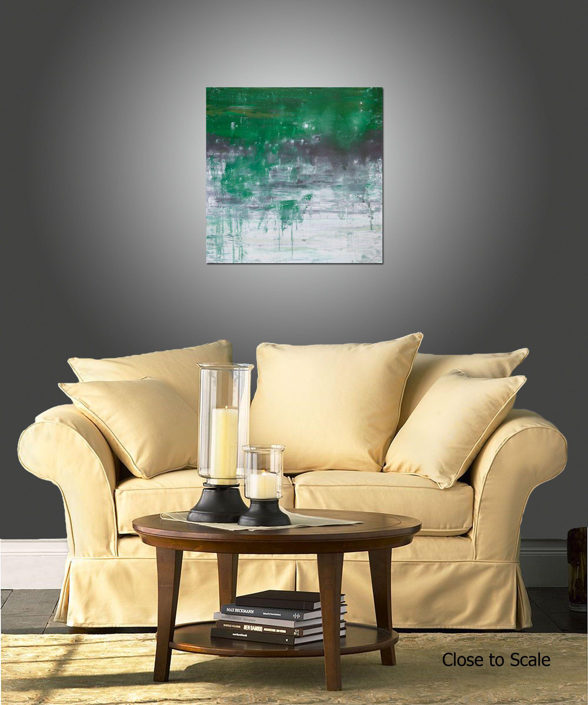 Litosfera 200, Pittura, Acrilico su tela - Painting Astratto di Hilary Winfield