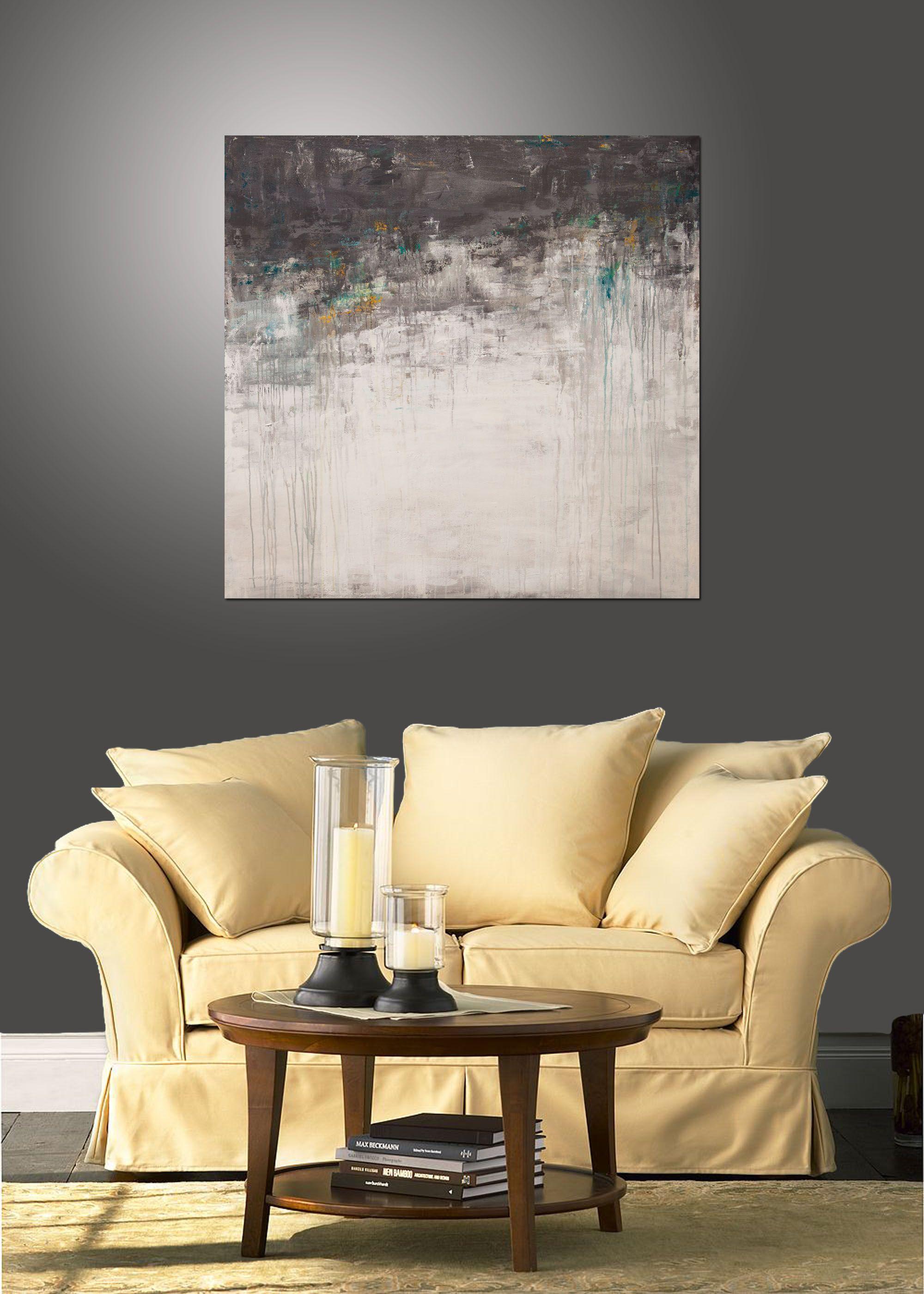 Litosfera 206, Pittura, Acrilico su tela - Painting Astratto di Hilary Winfield