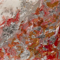 Microcosme 11, peinture, acrylique sur panneau de bois