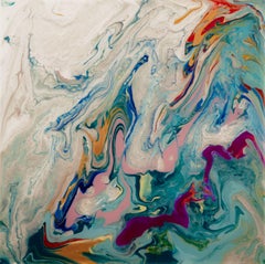 Microcosm 17, Painting, Acrylic on Wood Panel