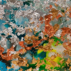 Microcosm 9, Painting, Acrylic on Wood Panel