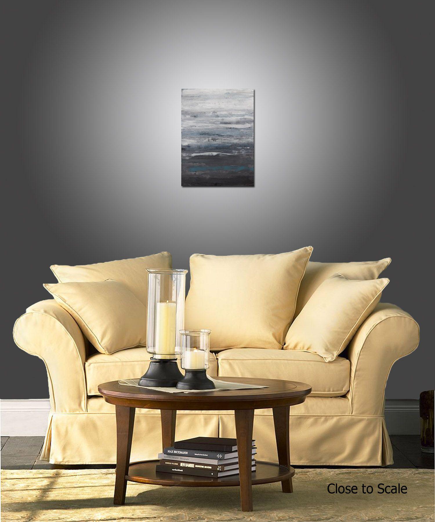 Modern Industry 26, Pintura, Acrílico sobre lienzo - Abstract Painting Gris de Hilary Winfield