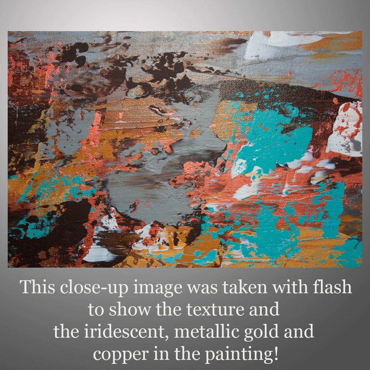 Modern Industry 7 es un cuadro original de arte moderno de la serie Expresionismo. Este cuadro único fue creado con pintura acrílica sobre lienzo plegable Genie envuelto para galería. Este cuadro grande tiene una anchura de 60 pulgadas y una altura