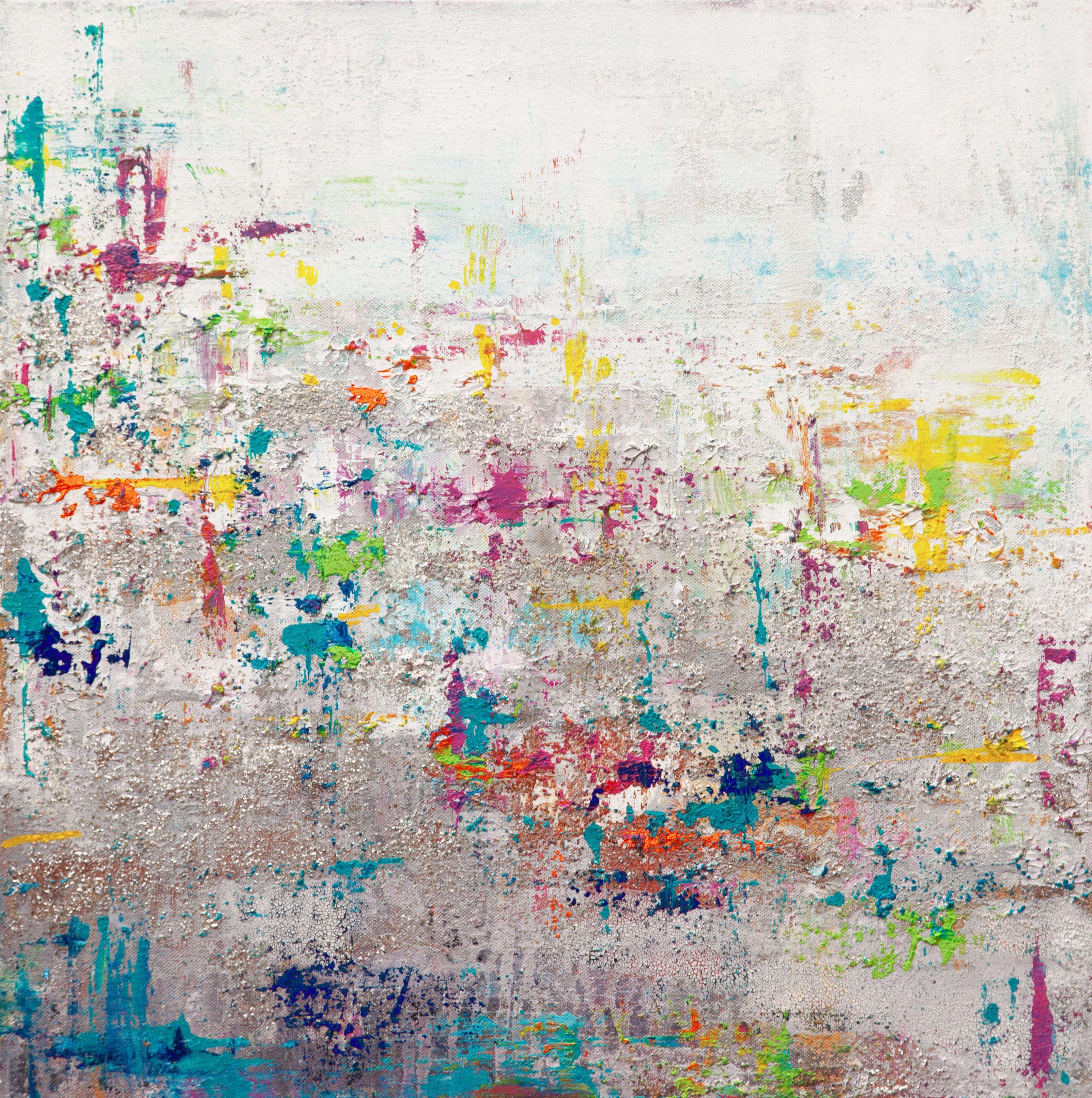Hilary Winfield Abstract Painting – North Harbor 10, Gemälde, Acryl auf Leinwand