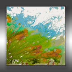 Origine de Serenity 5, Peinture, Acrylique sur toile