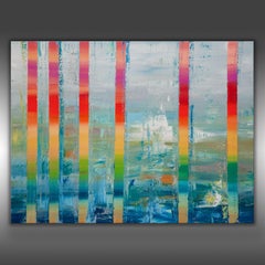 Parallel Fields 2, Painting, Acrylic on Canvas