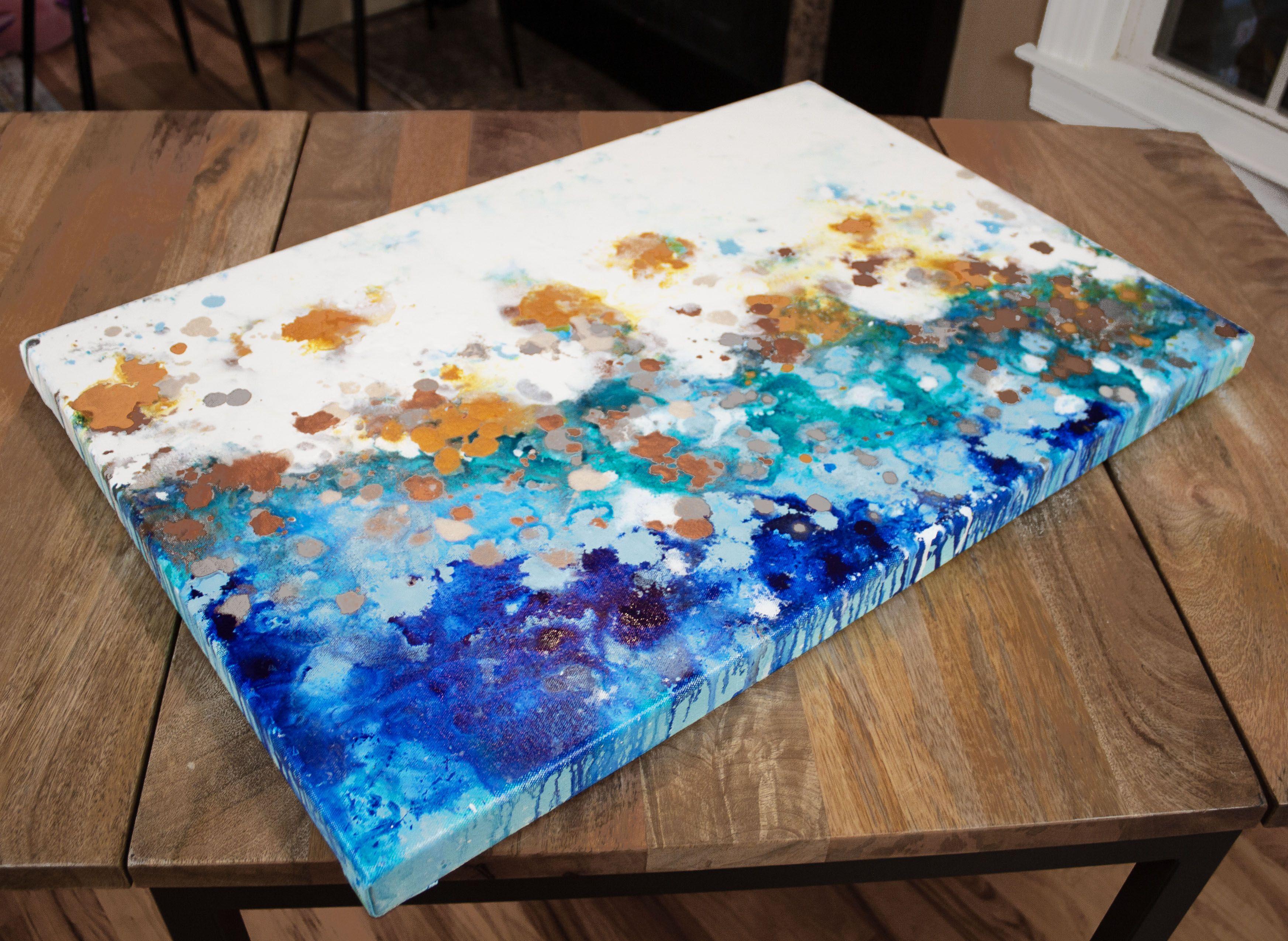 Perennial 1, Malerei, Acryl auf Leinwand (Abstrakt), Painting, von Hilary Winfield