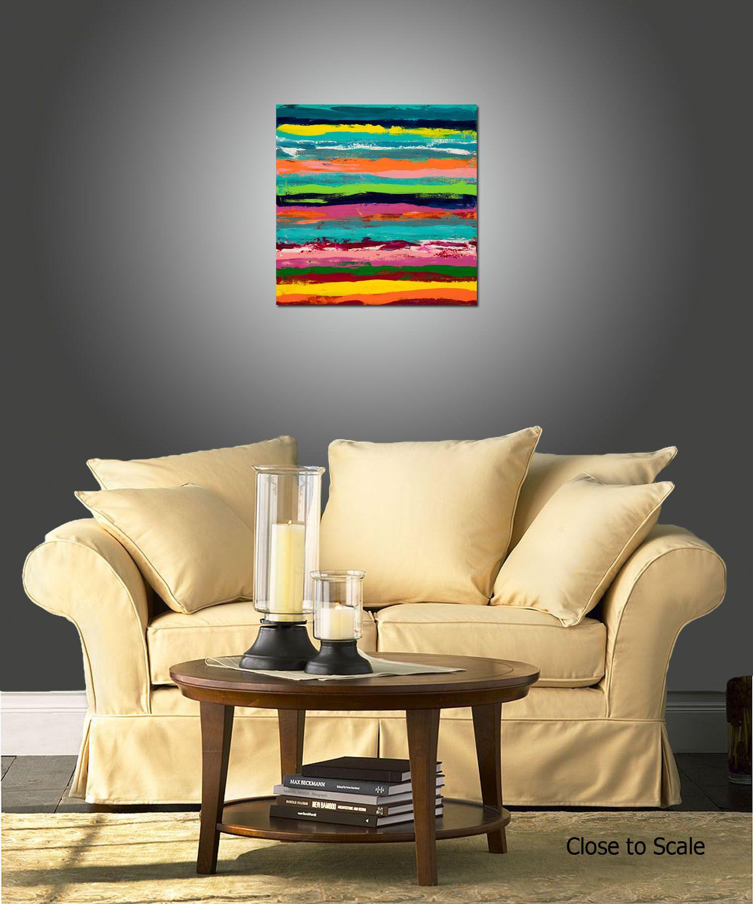 Reclaimed 2 ist ein originelles, modernes Gemälde aus der Serie Modern Industrial. Dieses einmalige Gemälde wurde mit Acrylfarbe auf galerieumwickelter Leinwand gemalt.  Es hat eine Breite von 24 Zoll und eine Höhe von 24 Zoll mit einer Tiefe von 1