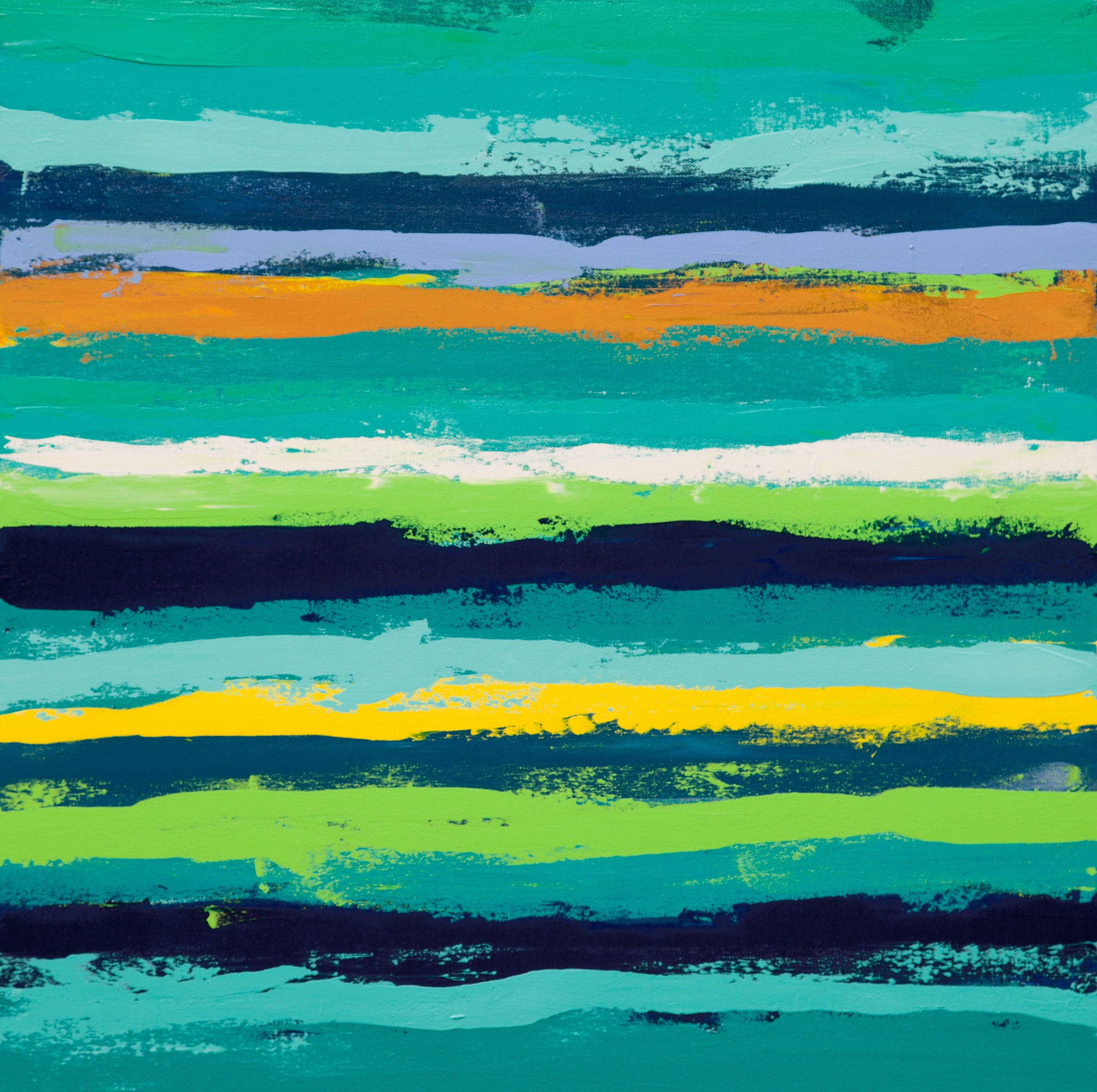 Hilary Winfield Abstract Painting – Reclaimed 5, Gemälde, Acryl auf Leinwand