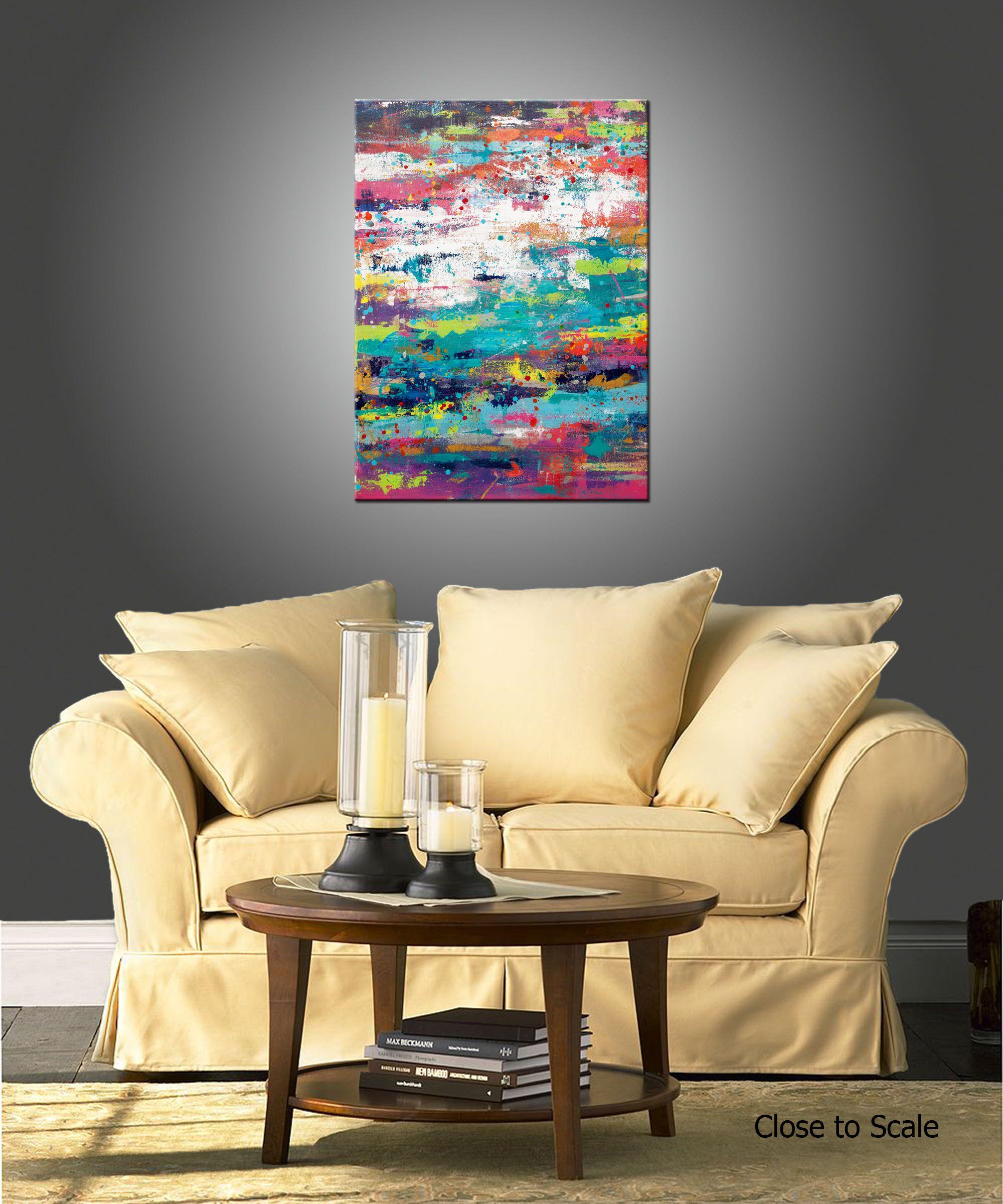Reclaimed 7, Pittura, Acrilico su tela - Painting Astratto di Hilary Winfield