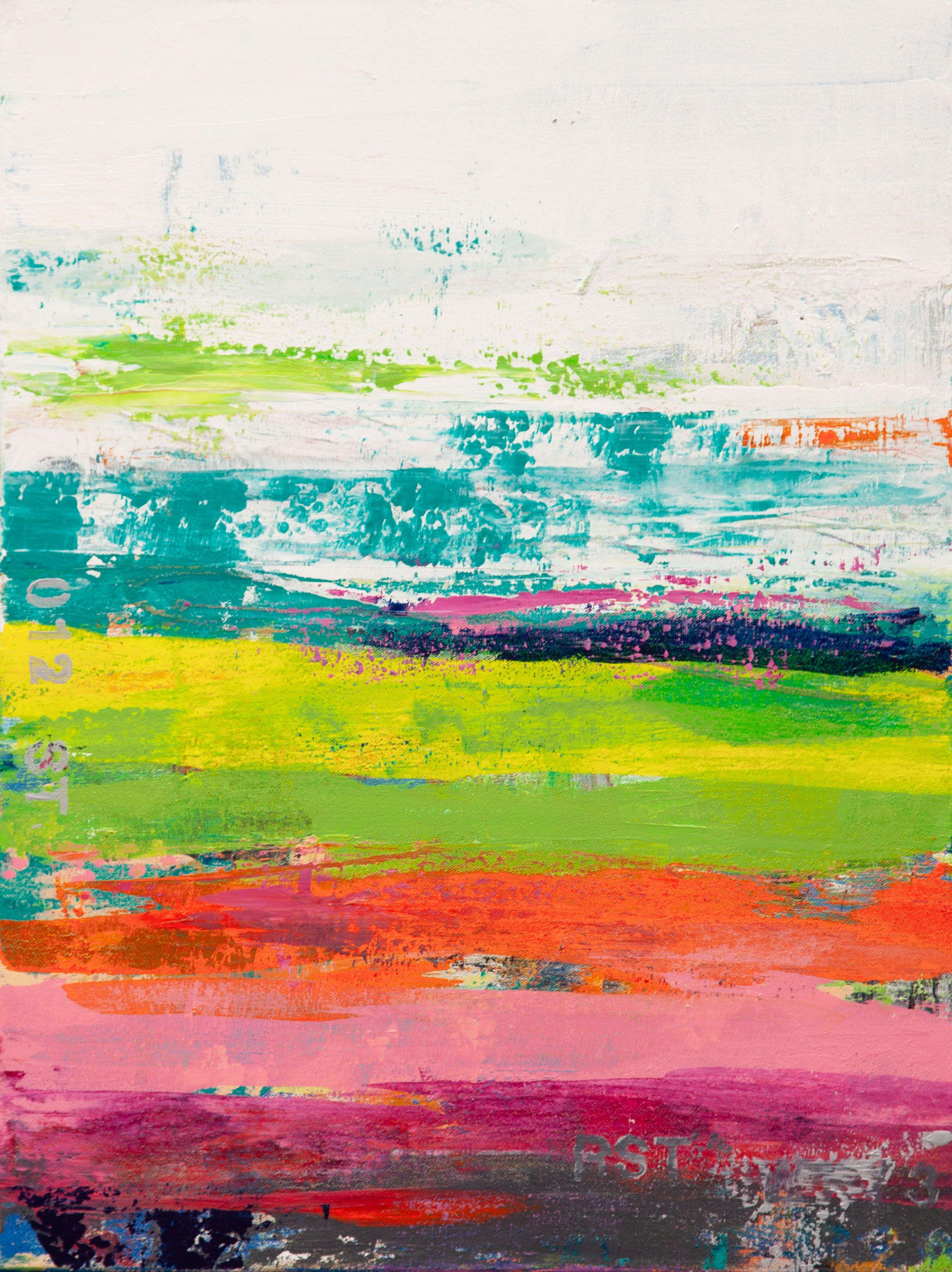 Hilary Winfield Abstract Painting - Reclaimed 8, Painting, Acrylic on Canvas