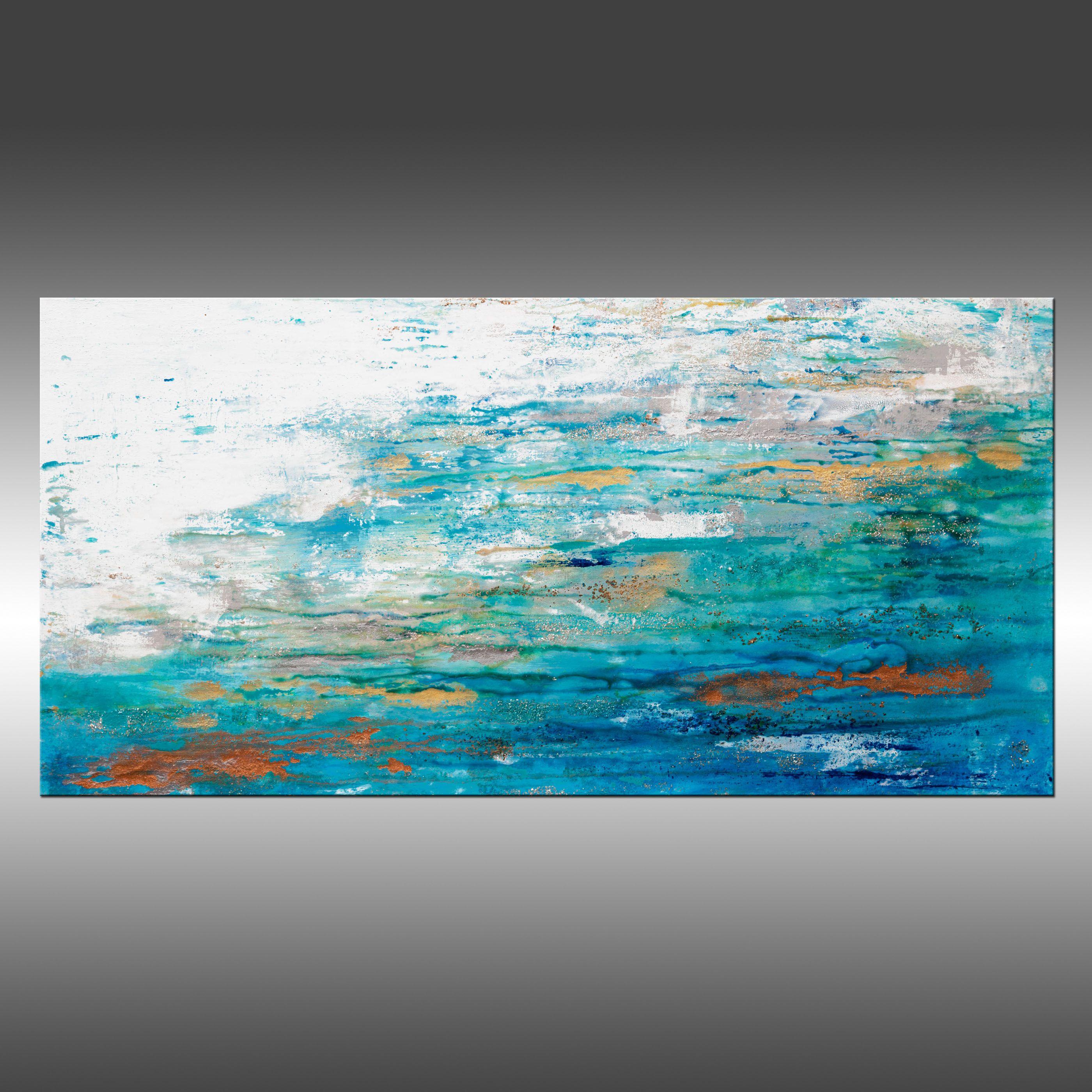 Acqua salata 6, Pittura, Acrilico su tela - Painting di Hilary Winfield