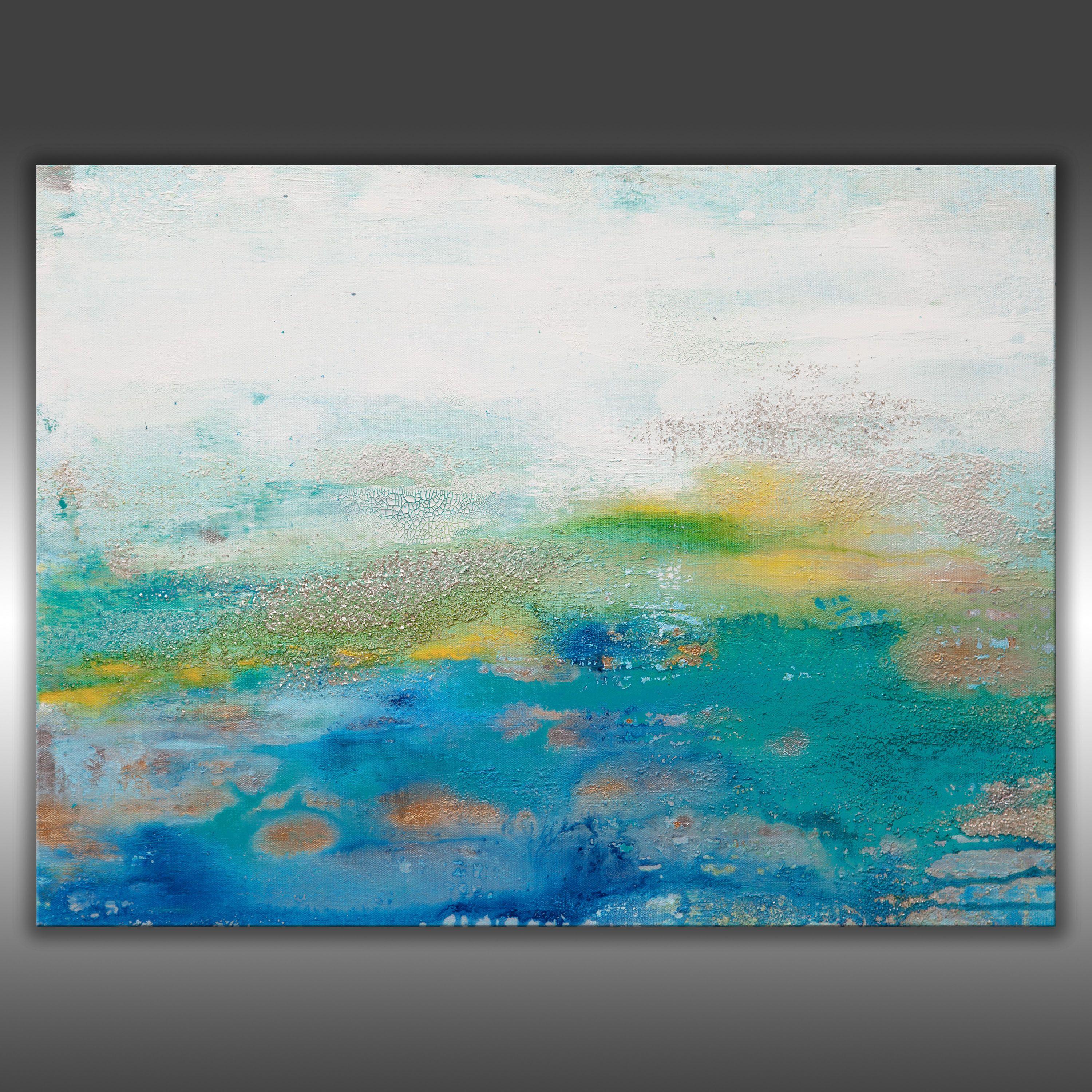 Saltwater 9, Gemälde, Acryl auf Leinwand – Painting von Hilary Winfield