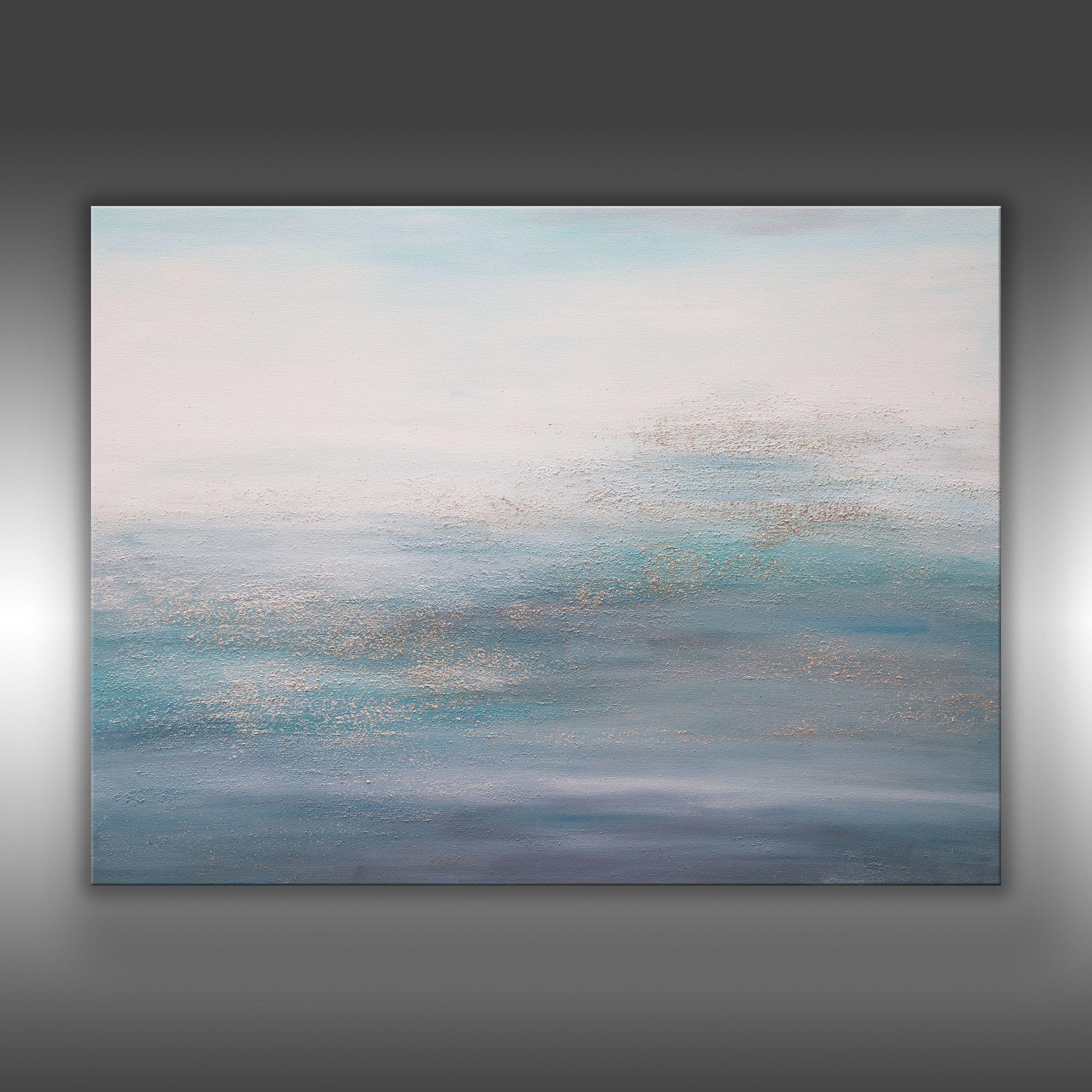 Meereslandschaft 2, Gemälde, Acryl auf Leinwand – Painting von Hilary Winfield