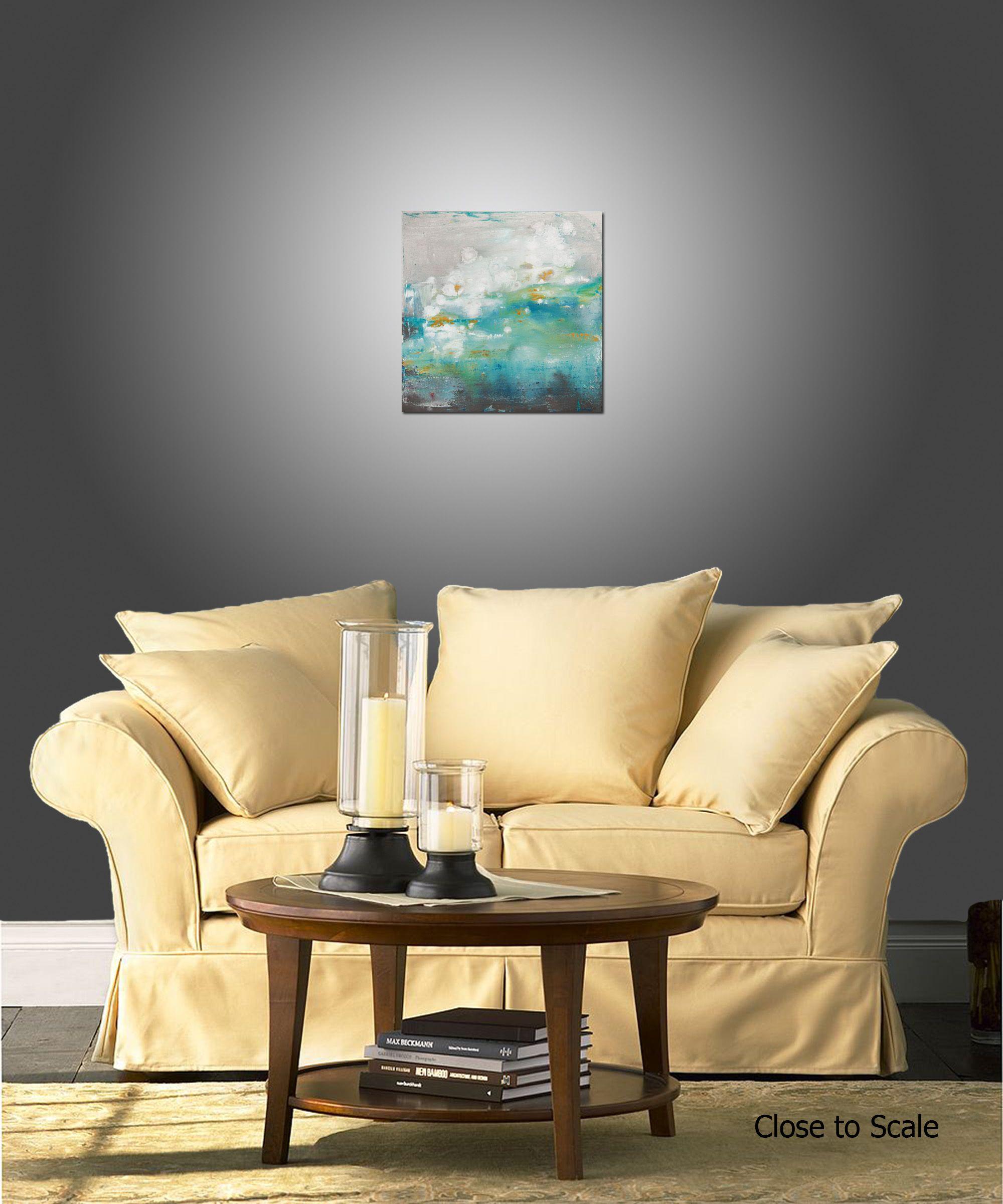 Stratosphere 12, Pittura, Acrilico su tela - Painting Astratto di Hilary Winfield