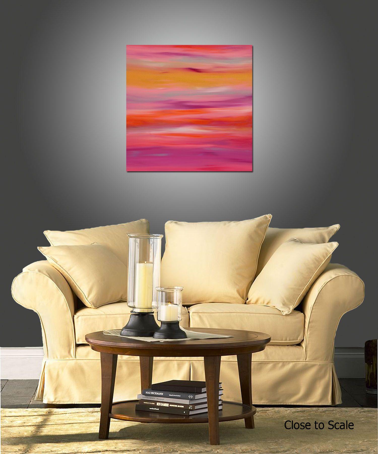 Sunrise 48, Painting, Acrylic on Canvas For Sale 2