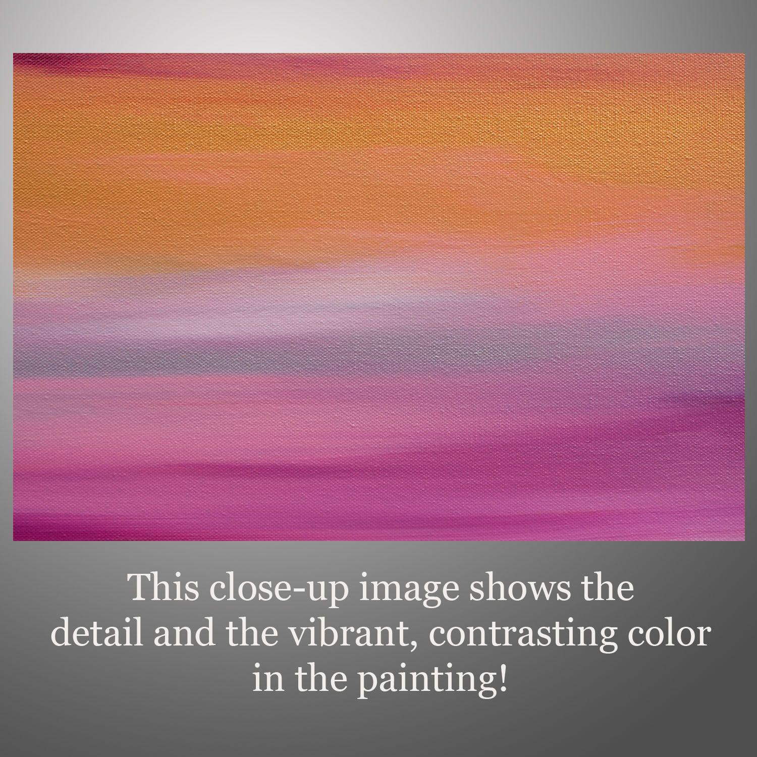 Amanecer 48 es un cuadro original, creado con pintura acrílica sobre lienzo envuelto para galería. Tiene una anchura de 30 pulgadas y una altura de 30 pulgadas con una profundidad de 1 pulgada (30x30x1).     Los colores utilizados en la pintura son