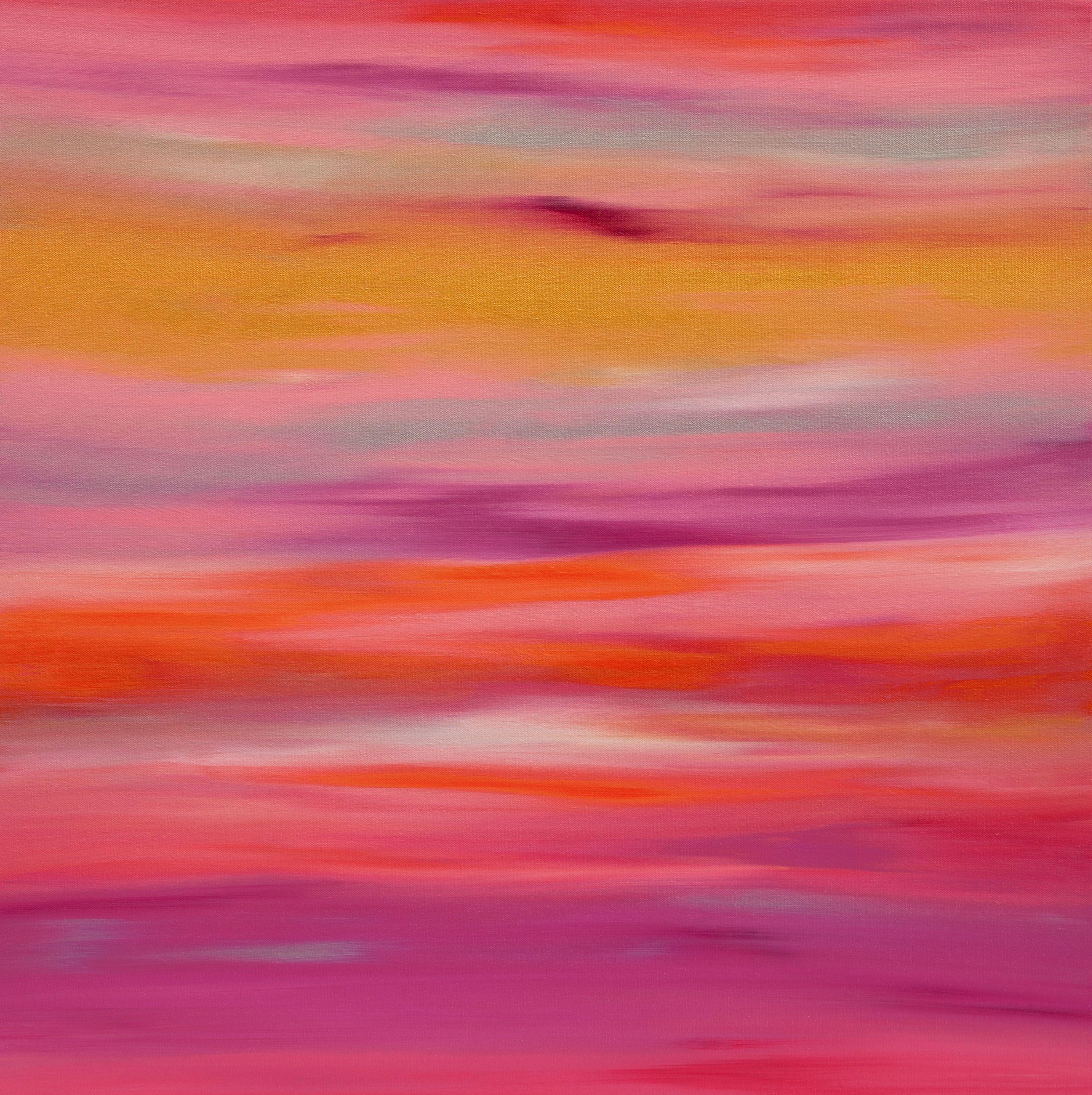 Abstract Painting de Hilary Winfield - Amanecer 48, Pintura, Acrílico sobre lienzo