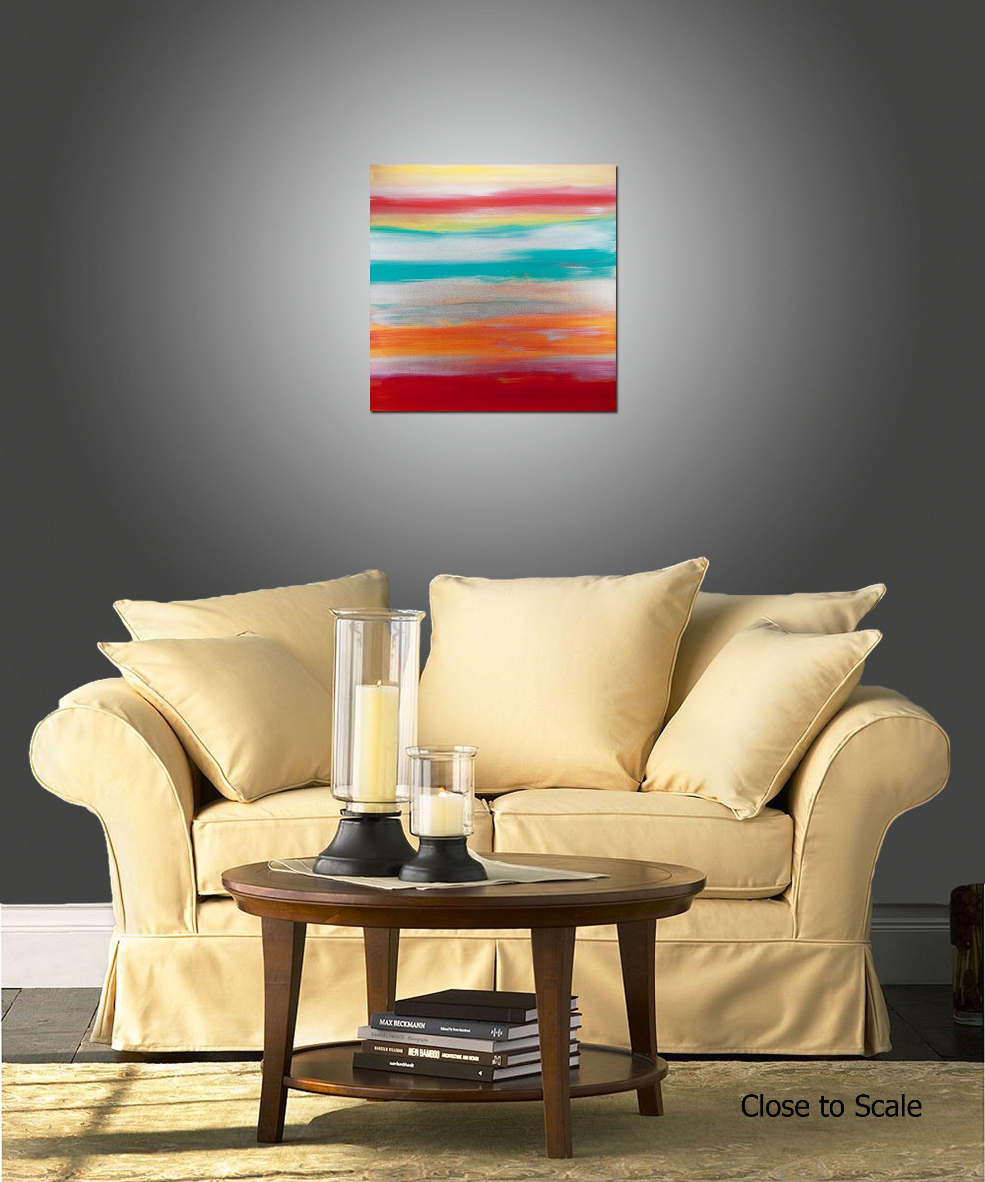 Sunrise 53, Painting, Acrylic on Canvas For Sale 1