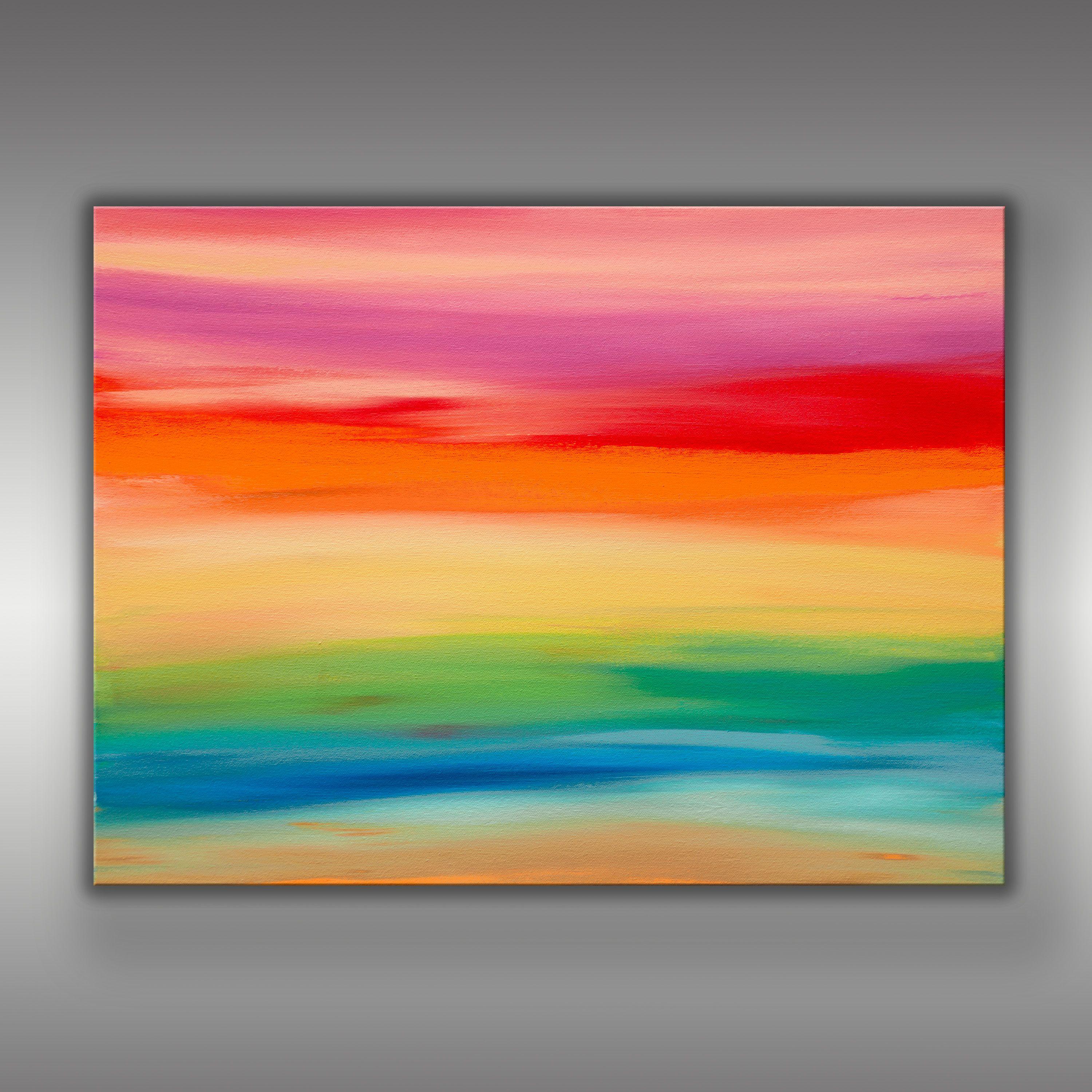 Amanecer 60, Pintura, Acrílico sobre lienzo - Painting de Hilary Winfield